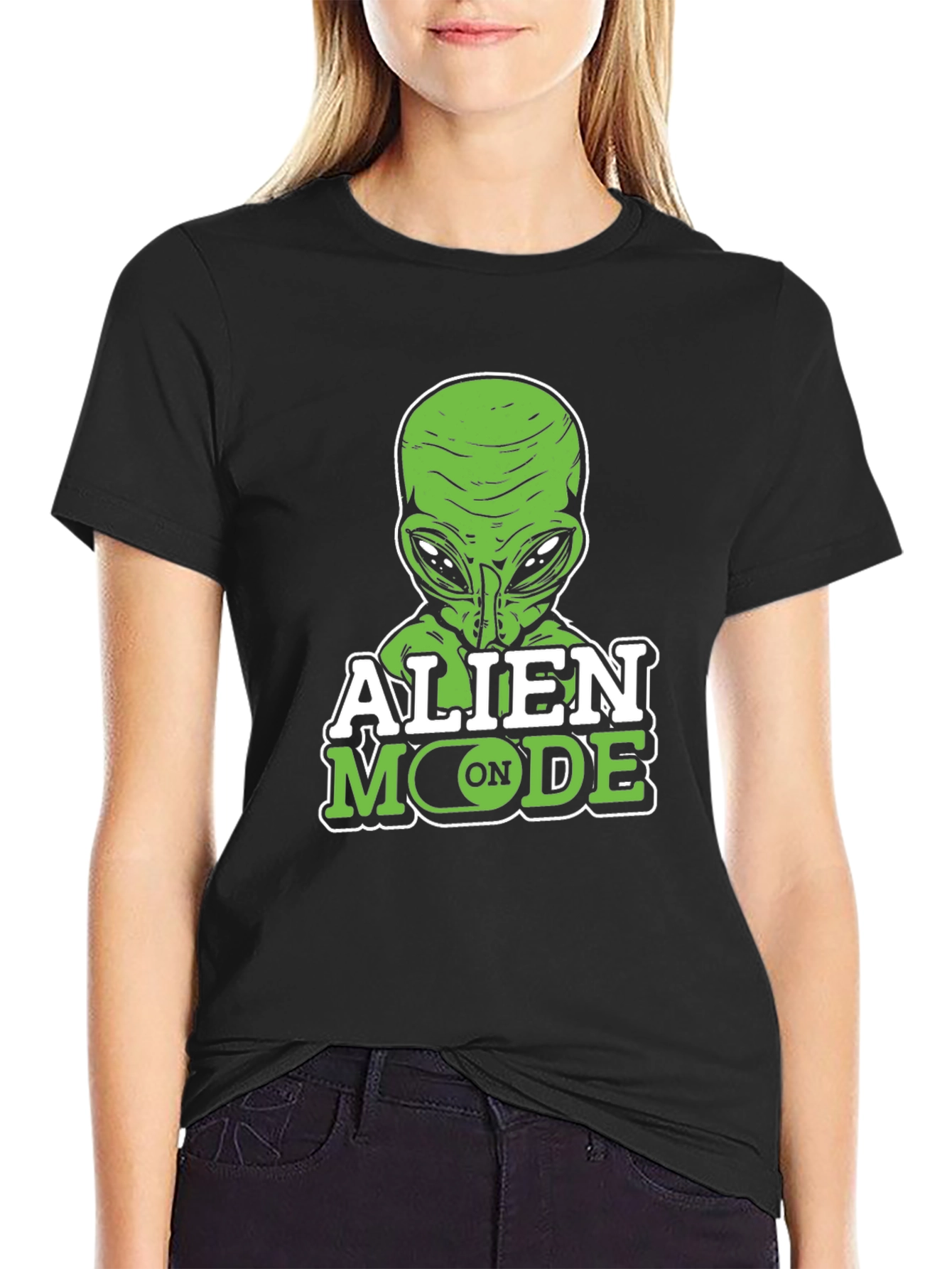 Alien Mode On Graphic T-Shirt