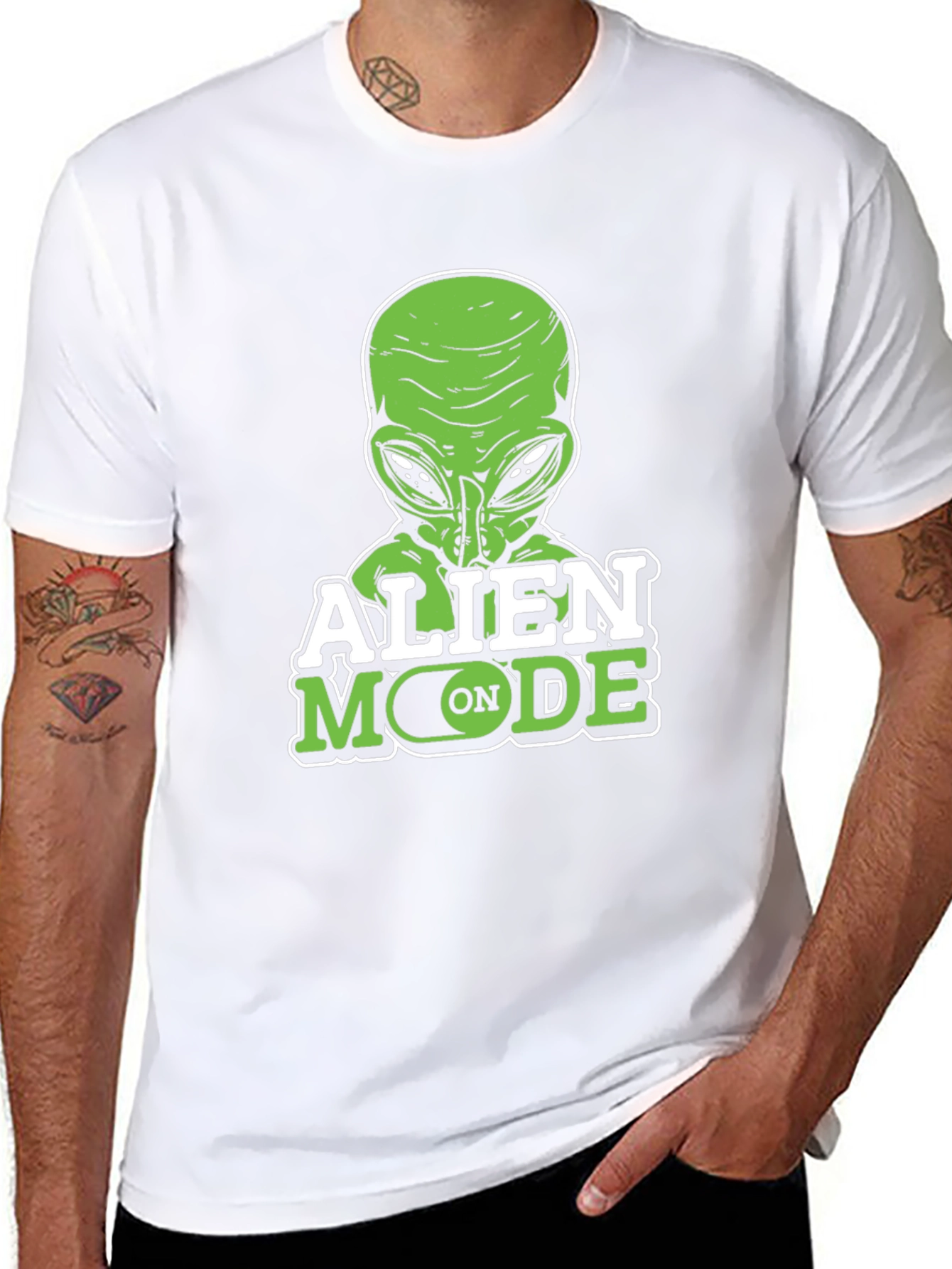 Alien Mode On Graphic T-Shirt