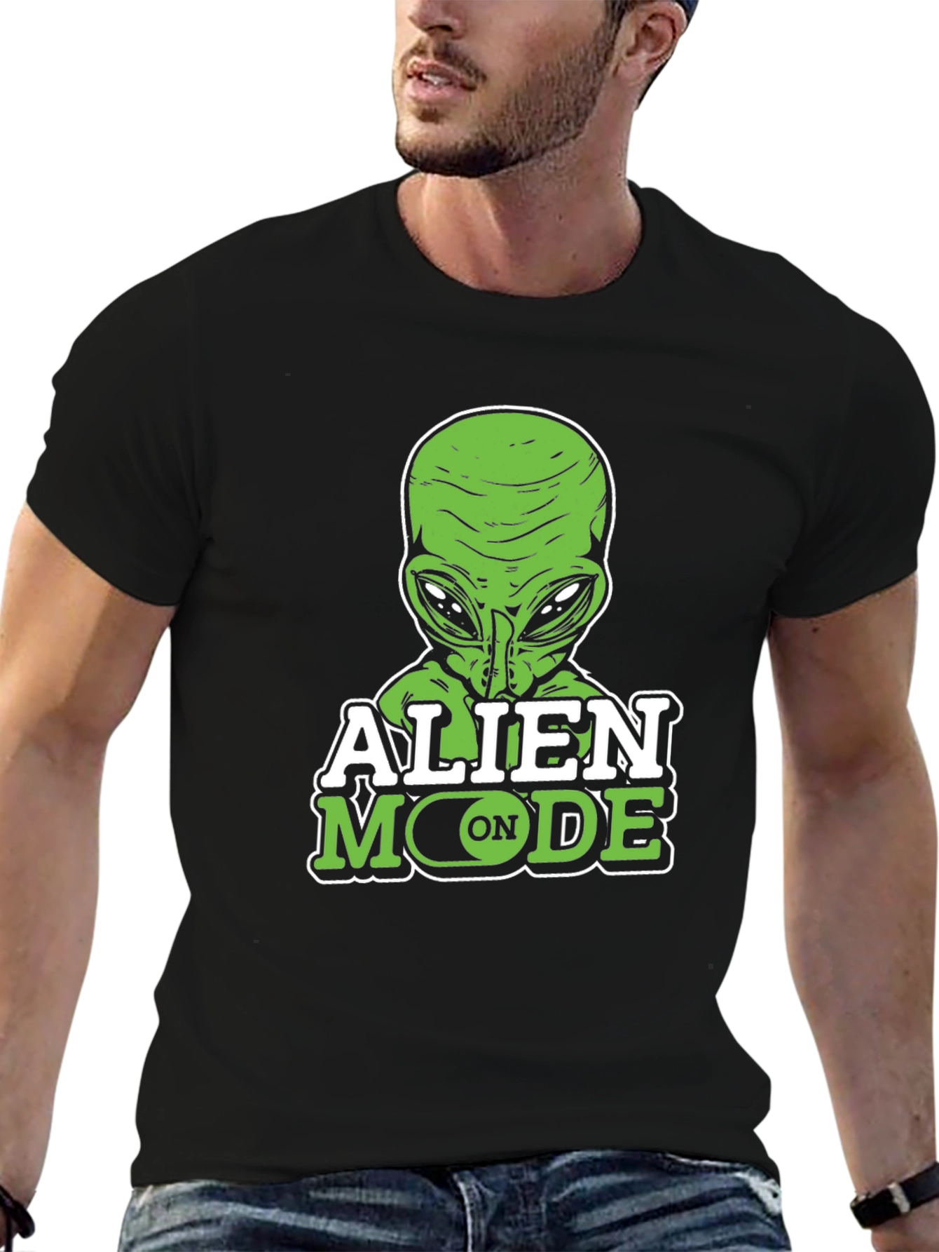 Alien Mode On Graphic T-Shirt
