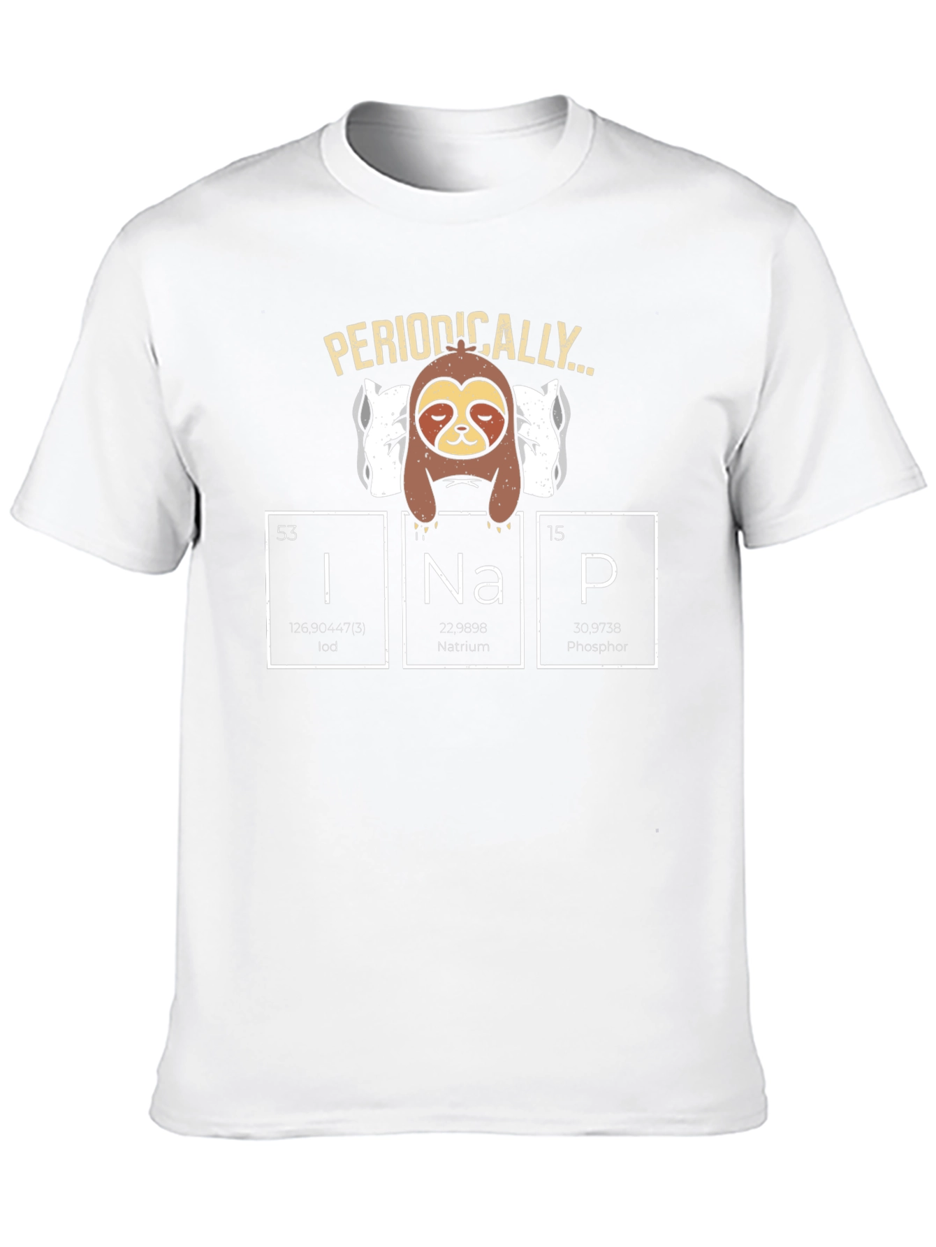 Periodically Nap Sloth Science T-Shirt