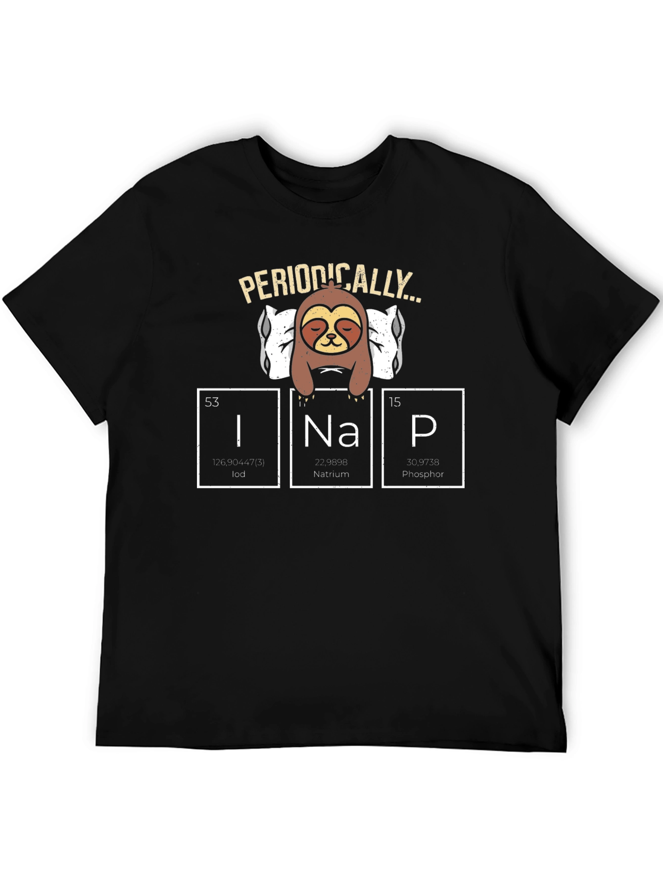 Periodically Nap Sloth Science T-Shirt