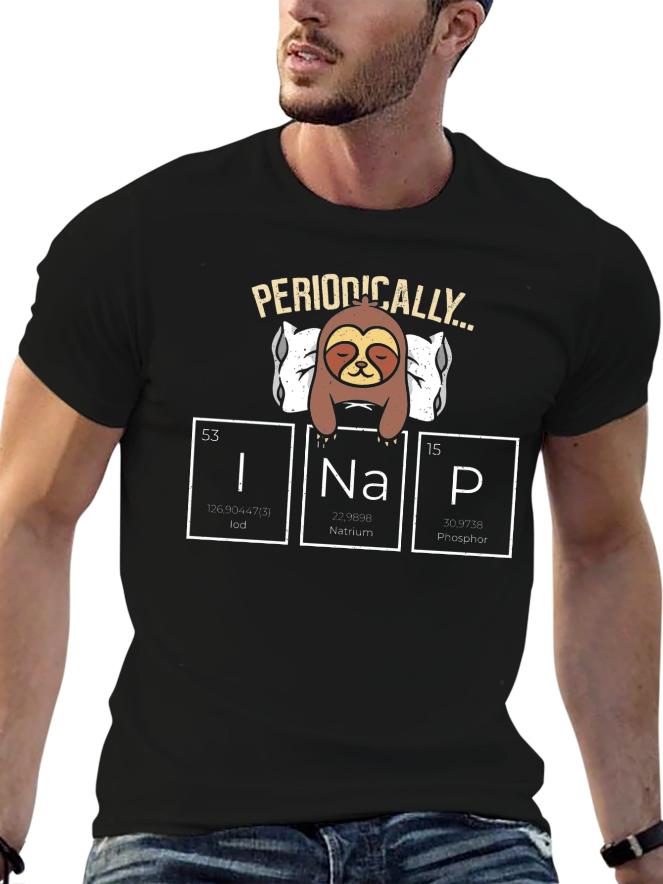 Periodically Nap Sloth Science T-Shirt