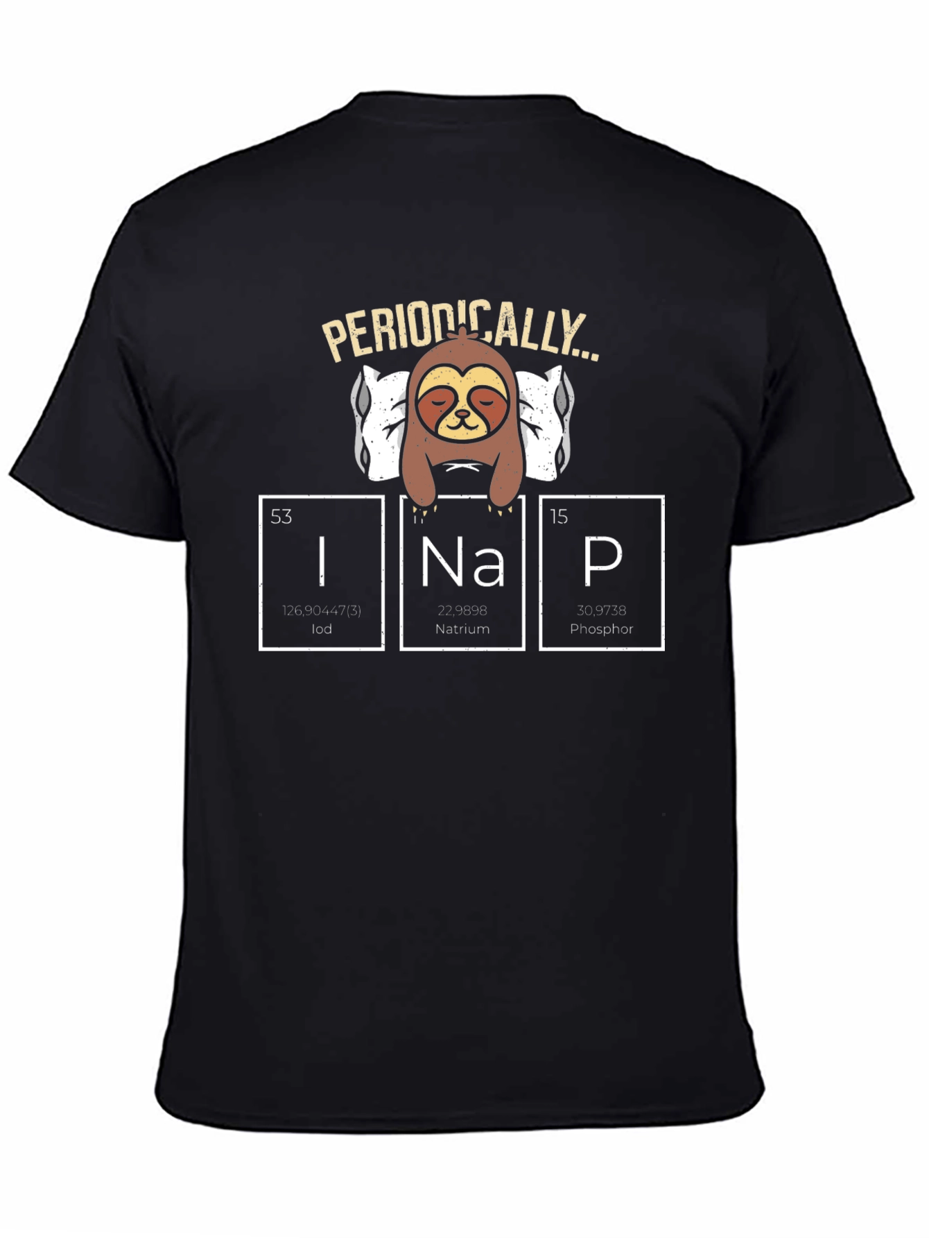 Periodically Nap Sloth Science T-Shirt