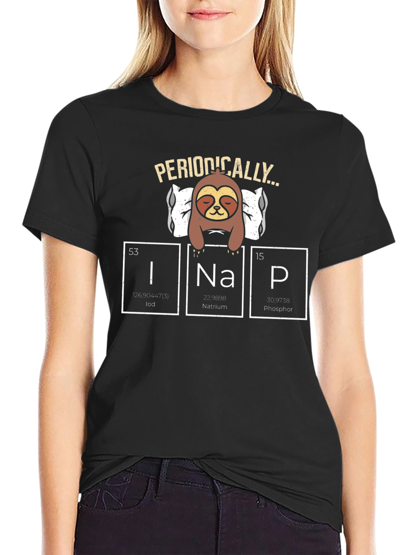 Periodically Nap Sloth Science T-Shirt