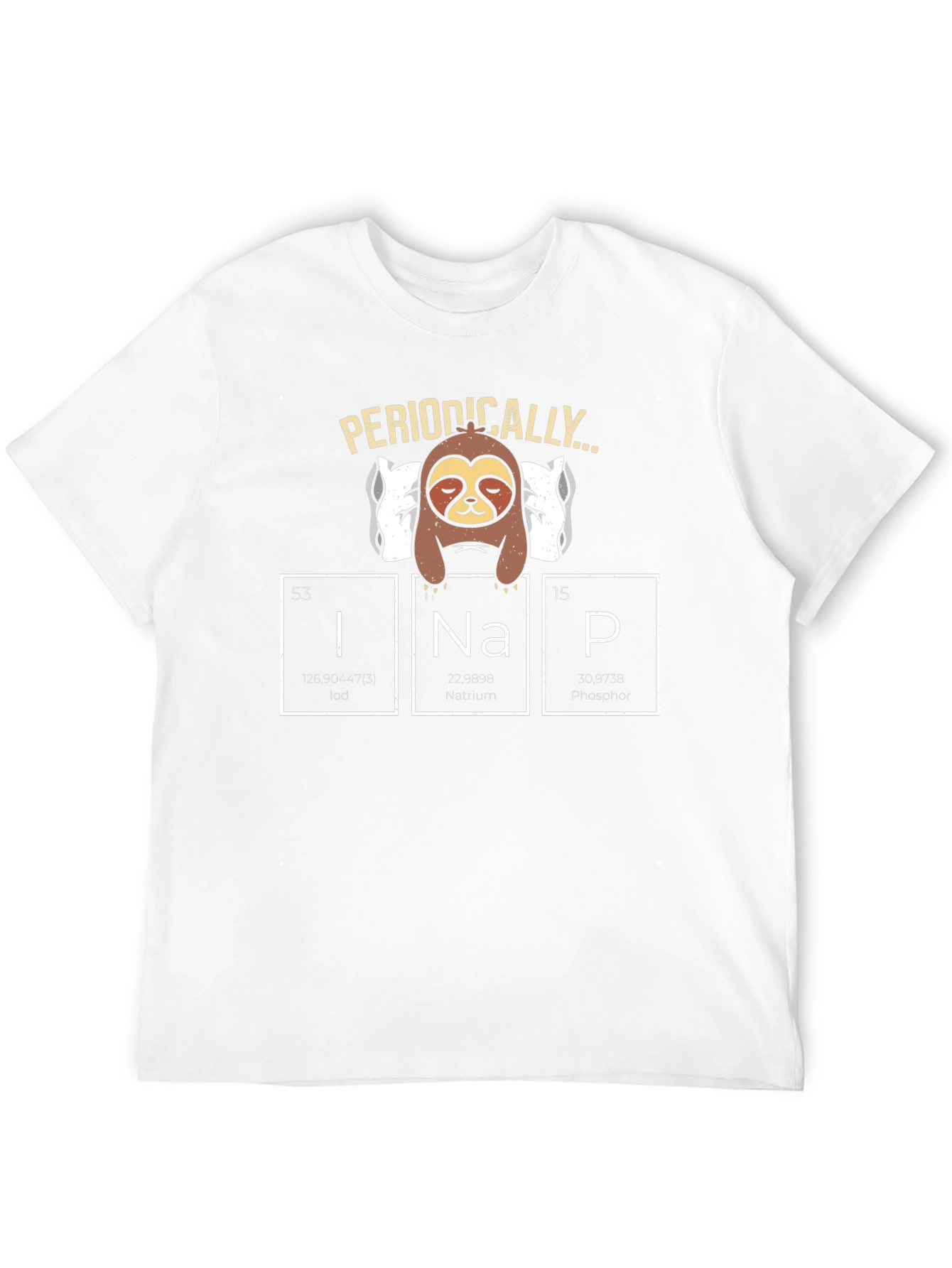 Periodically Nap Sloth Science T-Shirt