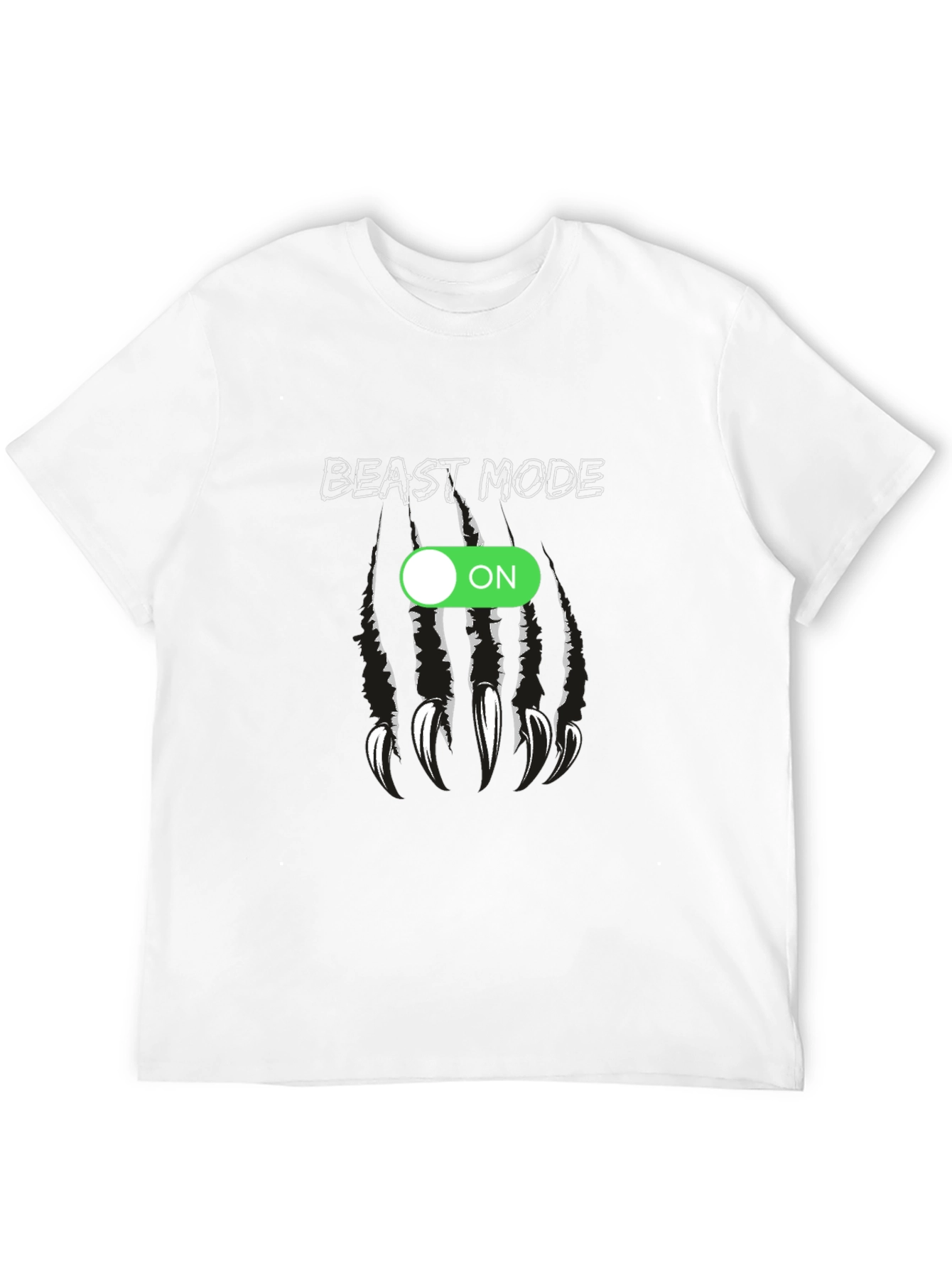 Beast Mode ON Graphic Tee - Black