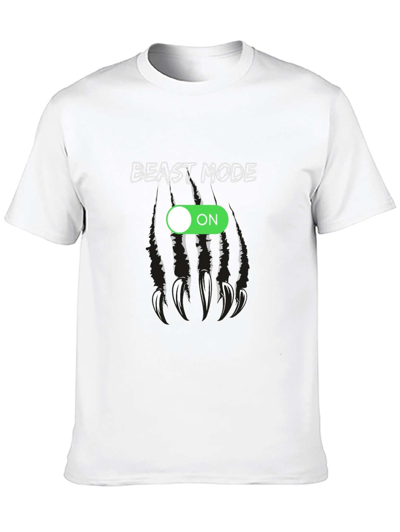 Beast Mode ON Graphic Tee - Black