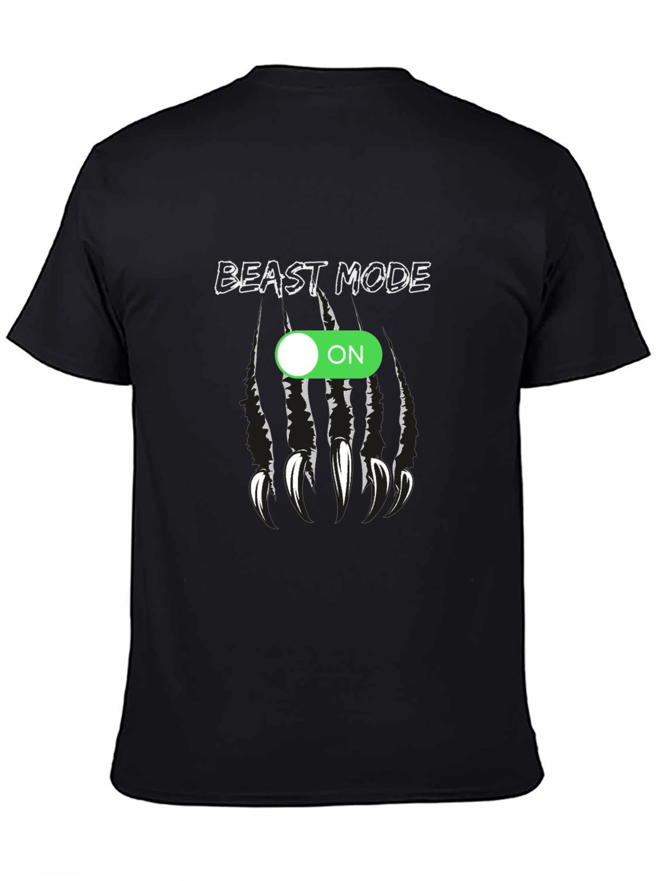 Beast Mode ON Graphic Tee - Black