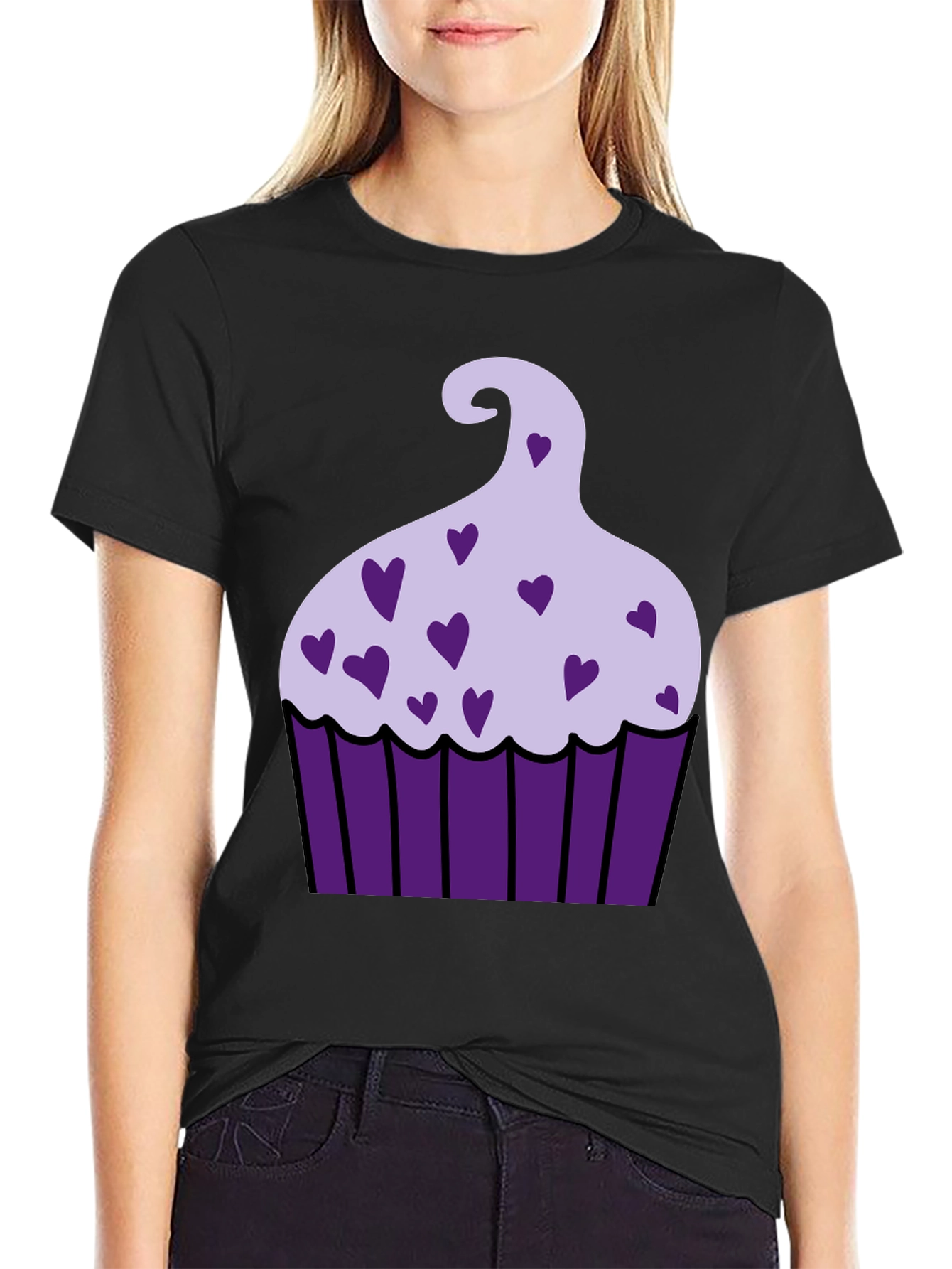 Cupcake Heart T-Shirt - Sweet Style!
