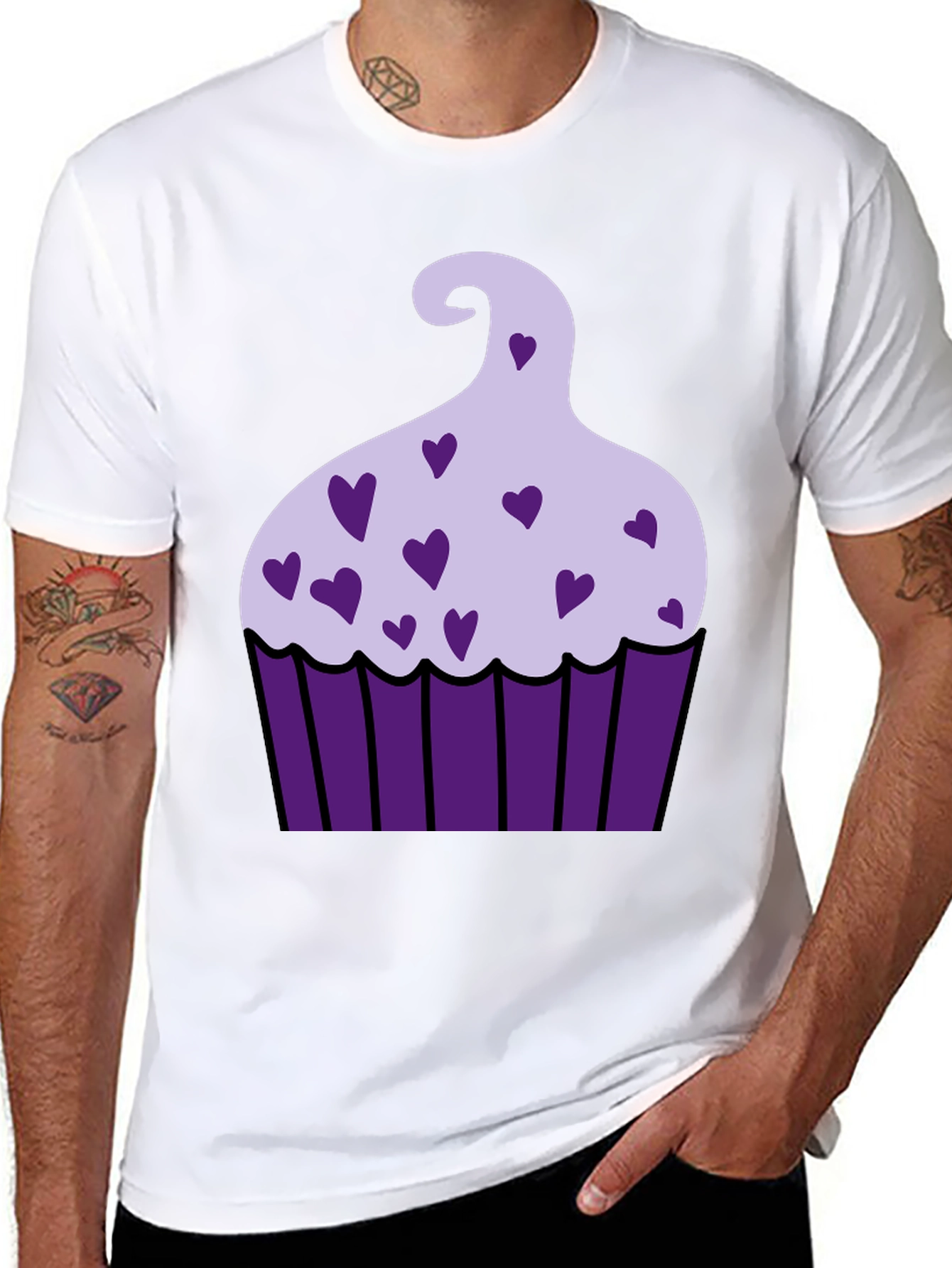 Cupcake Heart T-Shirt - Sweet Style!