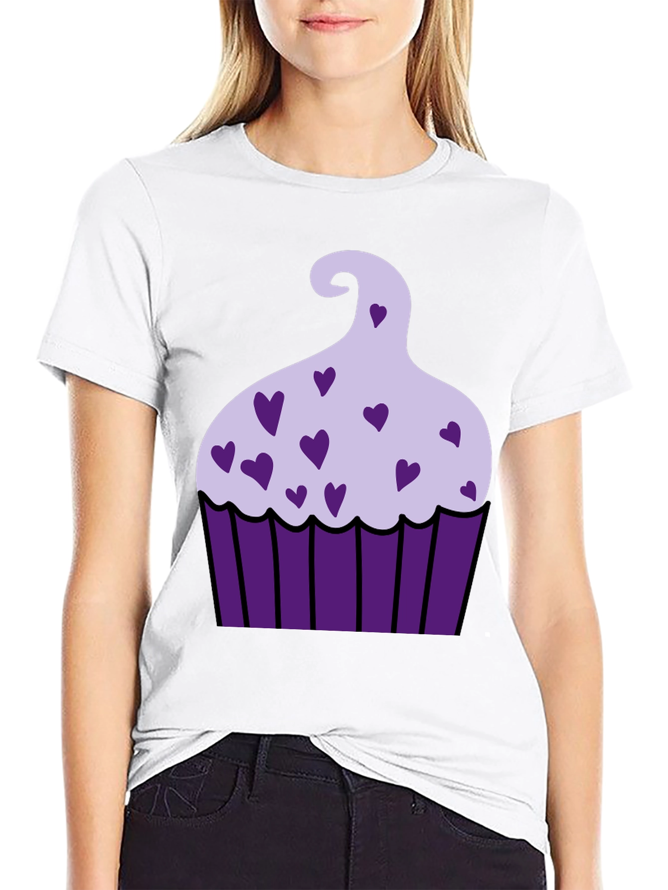 Cupcake Heart T-Shirt - Sweet Style!