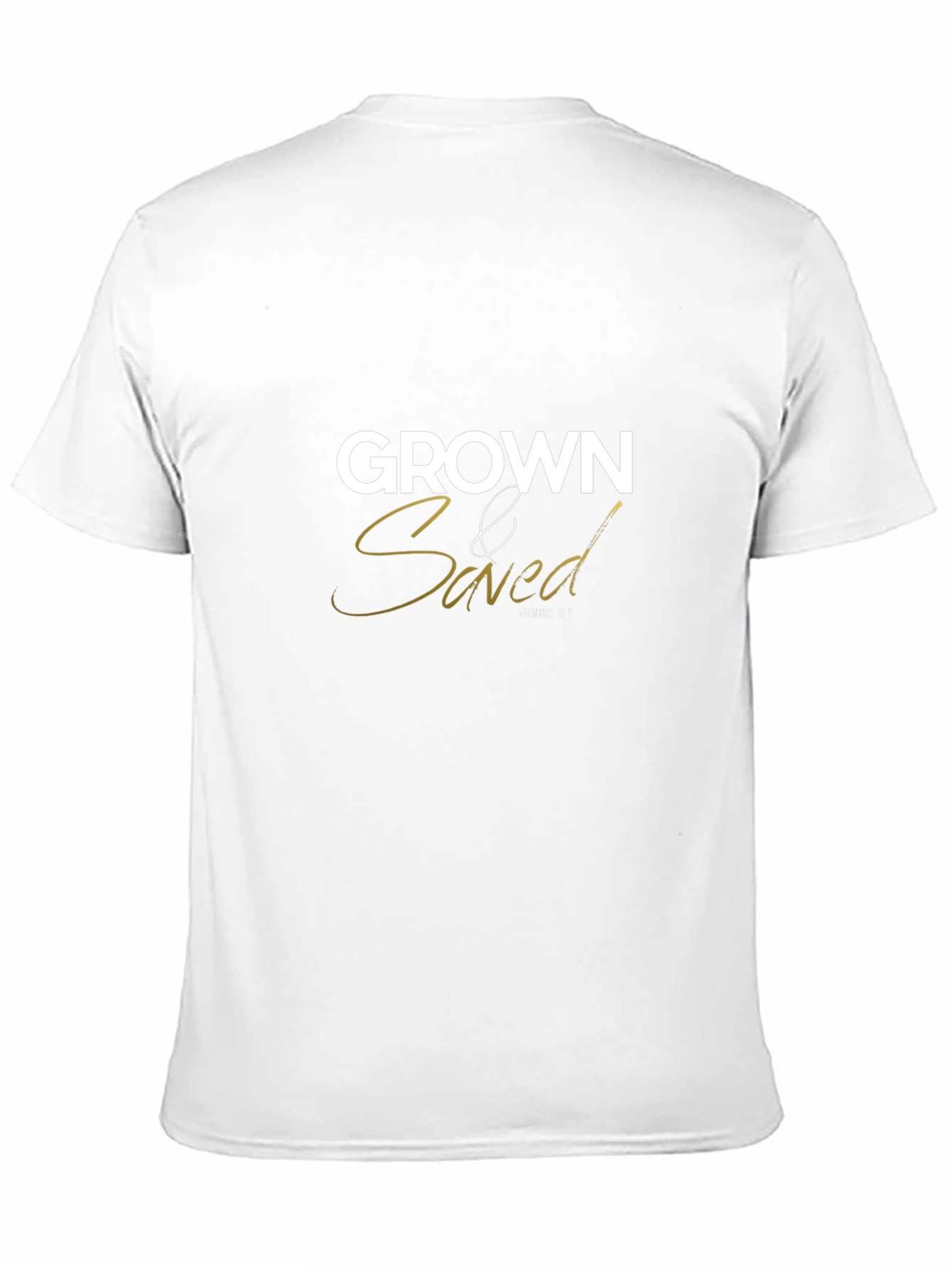 Grown & Saved Graphic Print Black T-Shirt