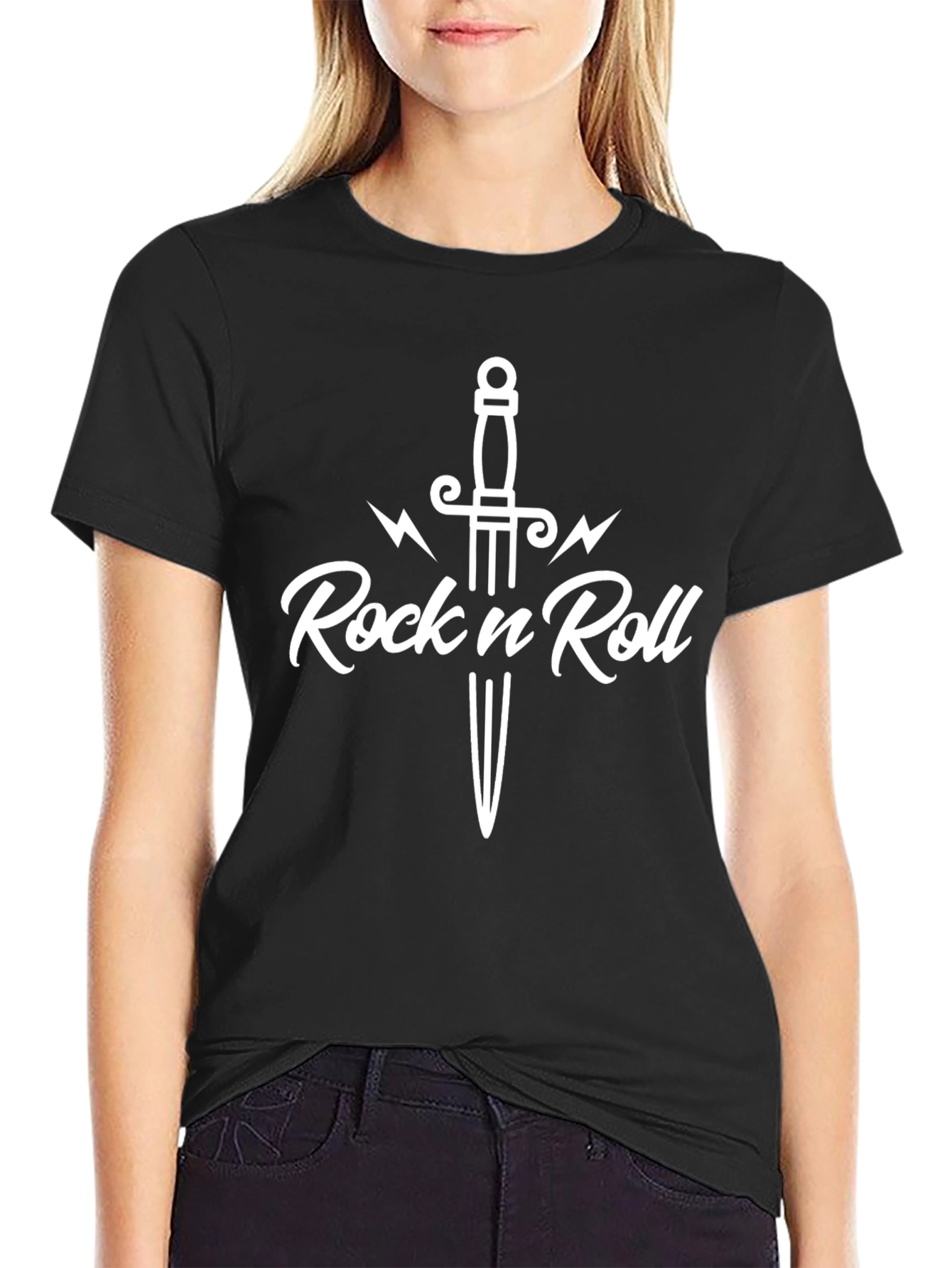 Rock n Roll Sword Graphic T-Shirt