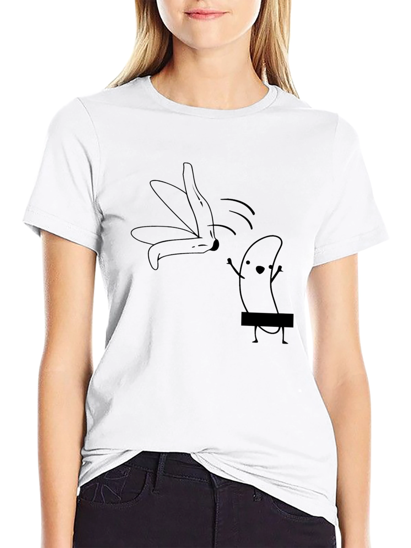 Funny Banana T-Shirt - Adult Humor Graphic Tee