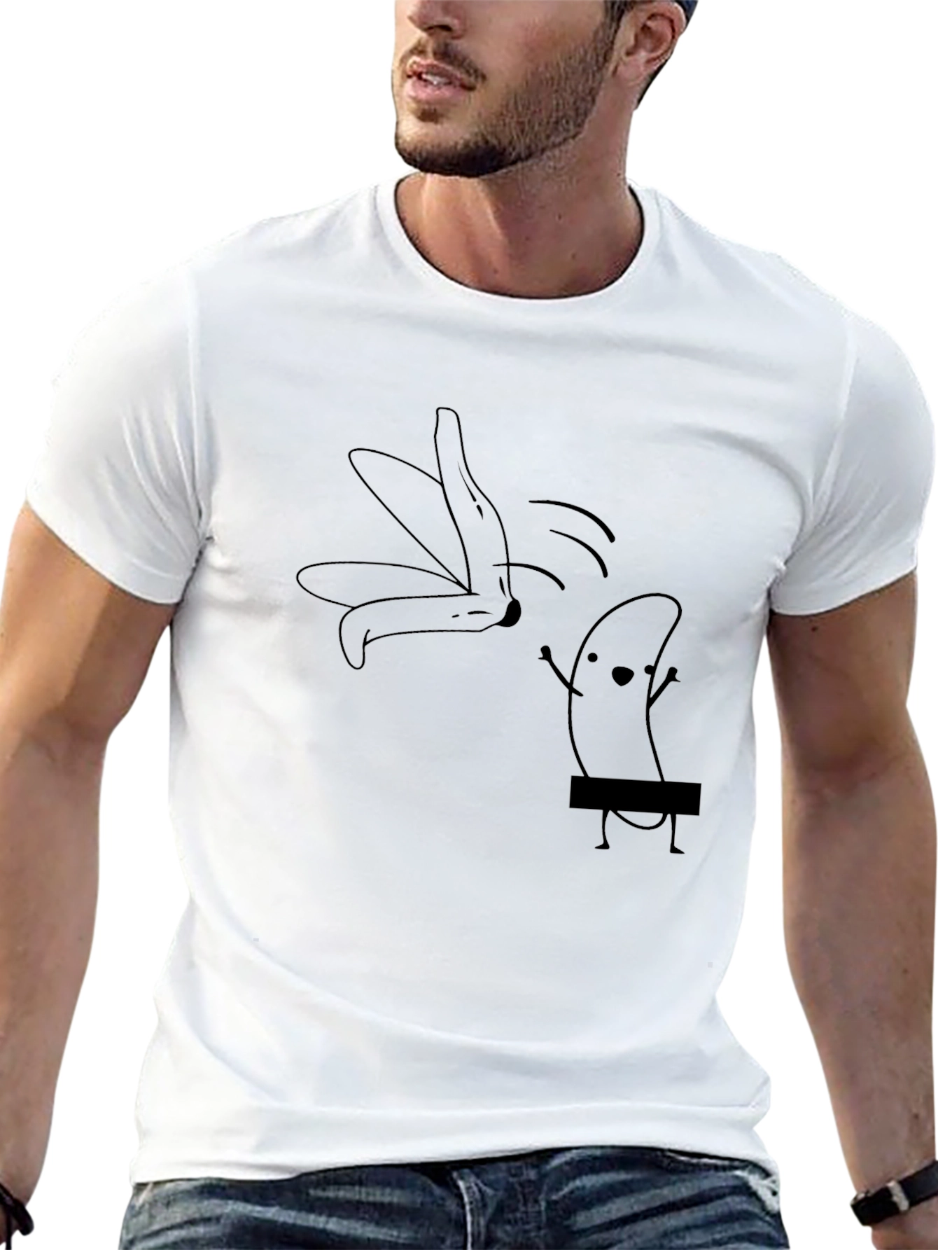 Funny Banana T-Shirt - Adult Humor Graphic Tee