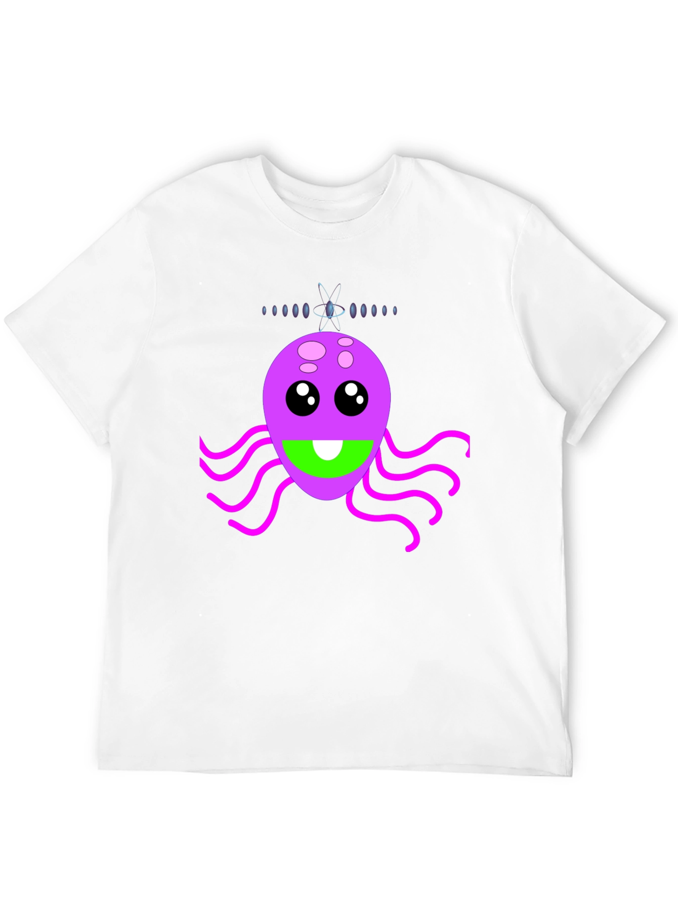 Funky Alien Graphic Tee - Black