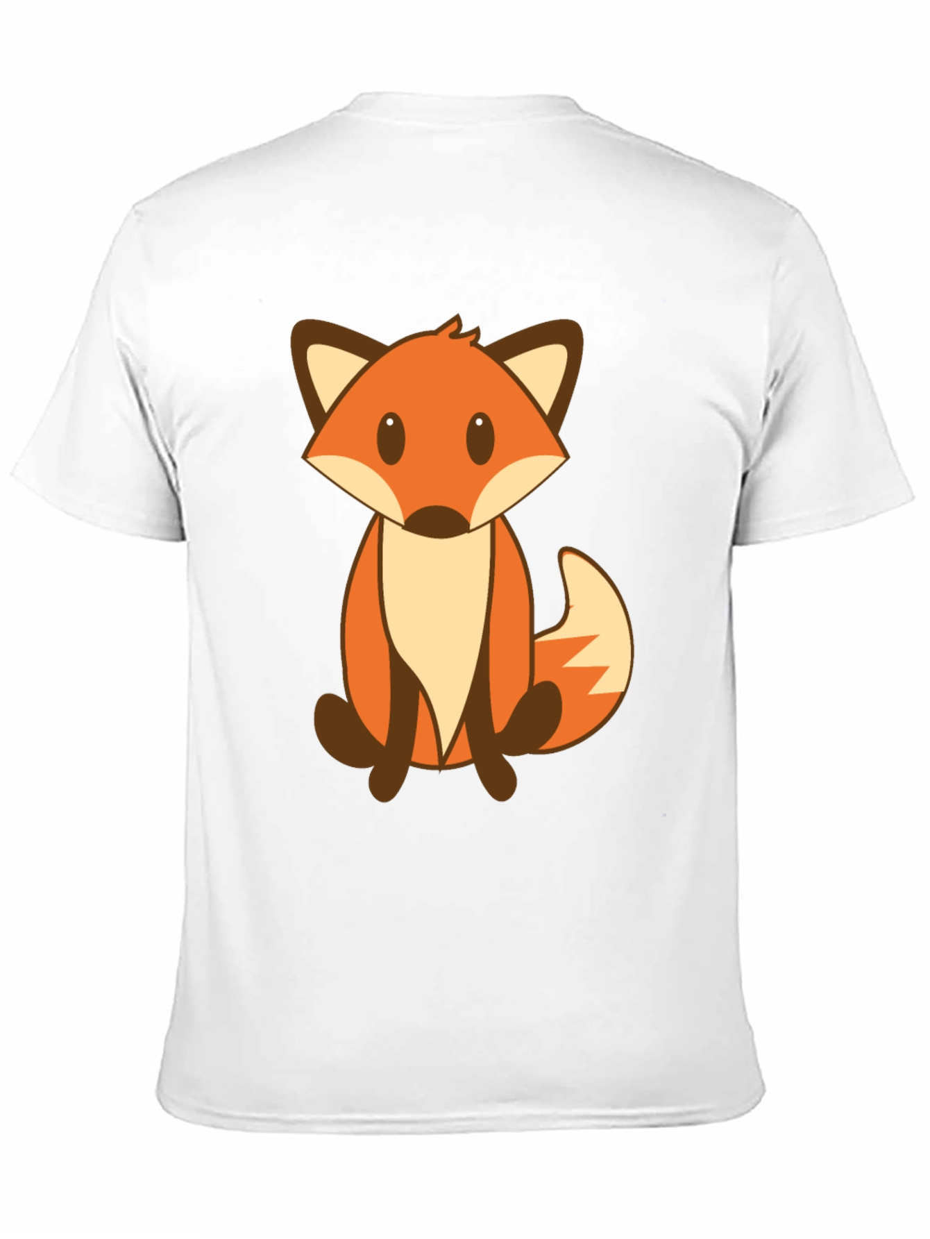 Cute Cartoon Fox Graphic Tee - Unisex