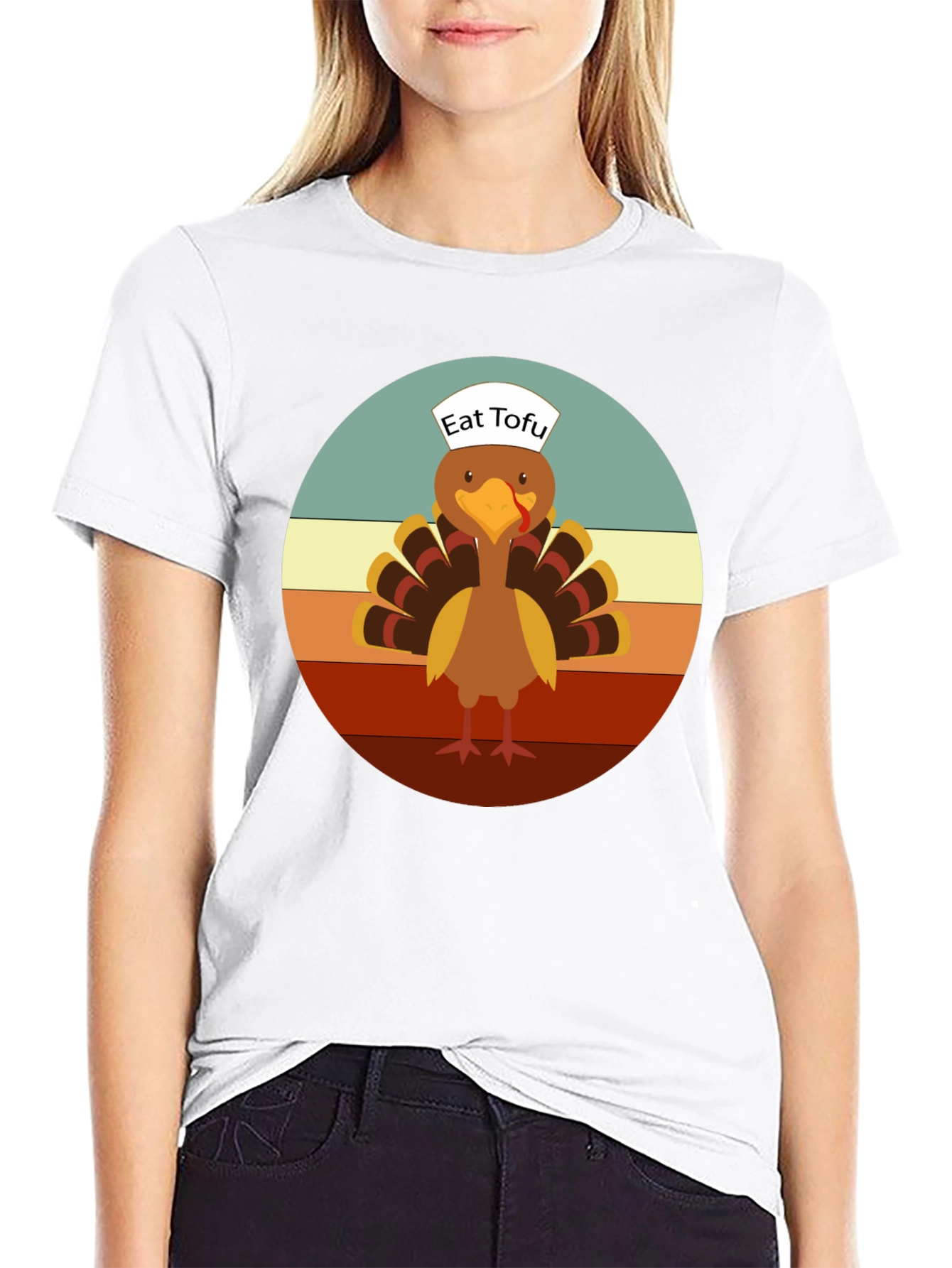 Eat Tofu Thanksgiving Turkey T-Shirt