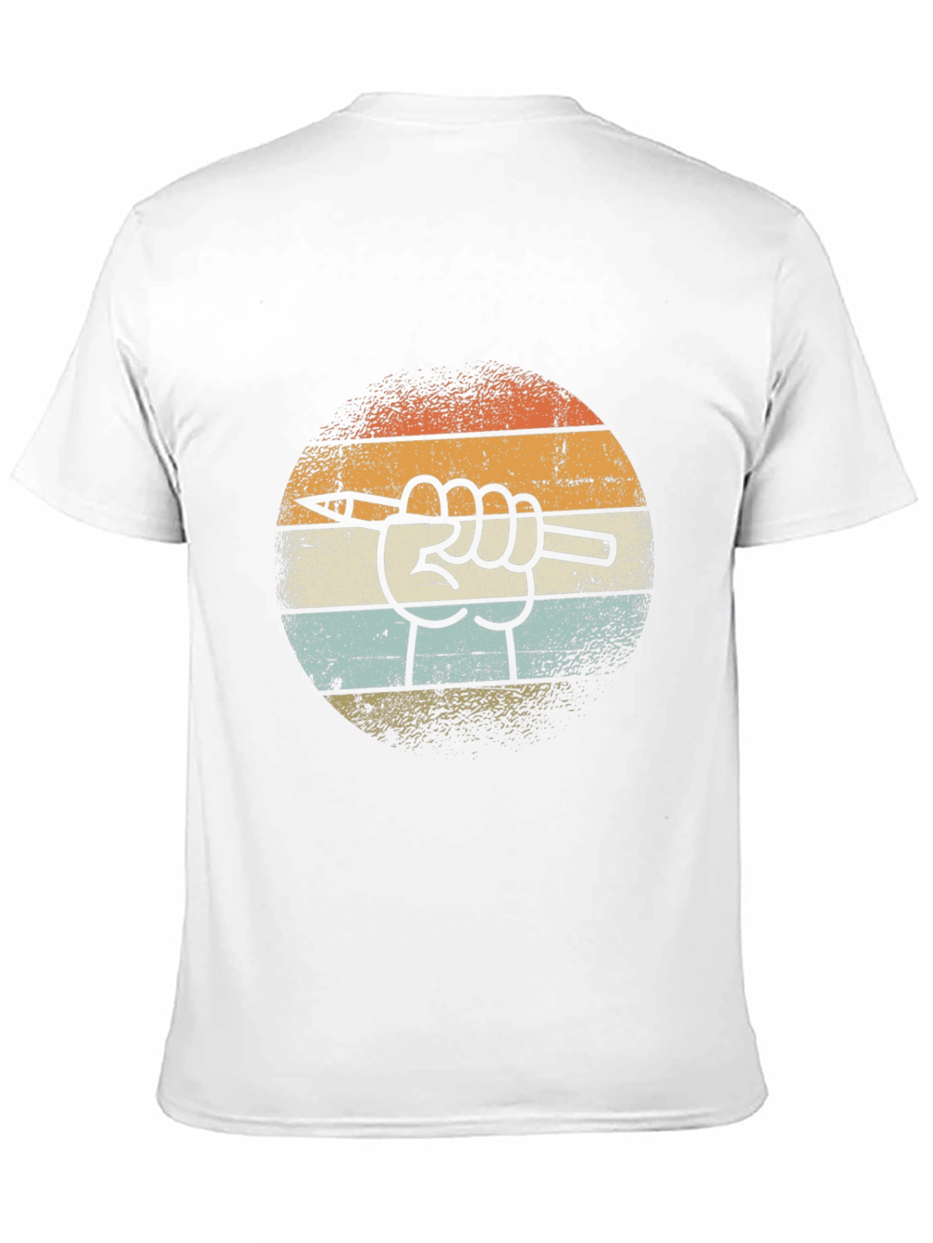 Retro Artist Hand Pencil T-Shirt