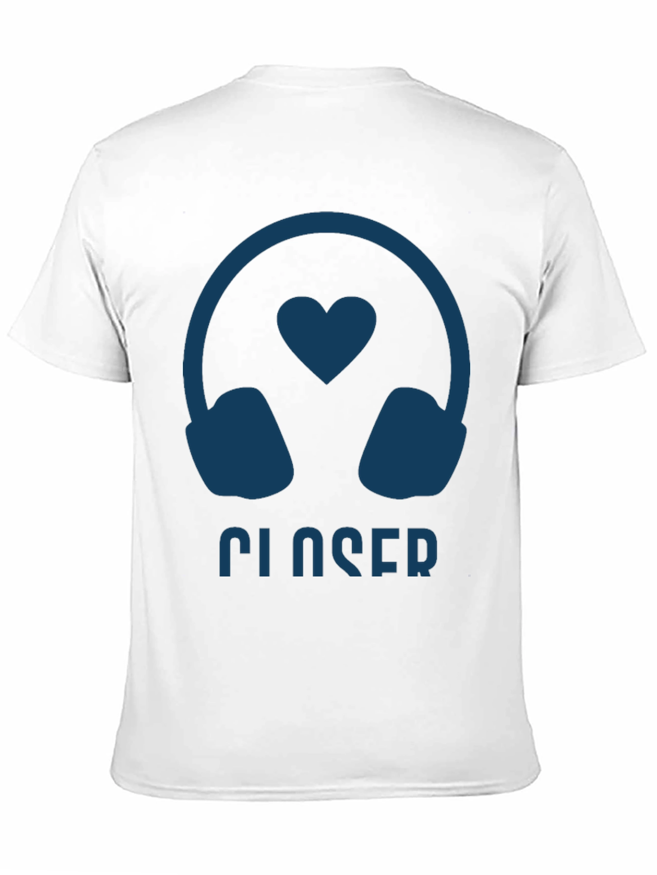 Closer Headphone Heart T-Shirt - Cool Music Lover Tee