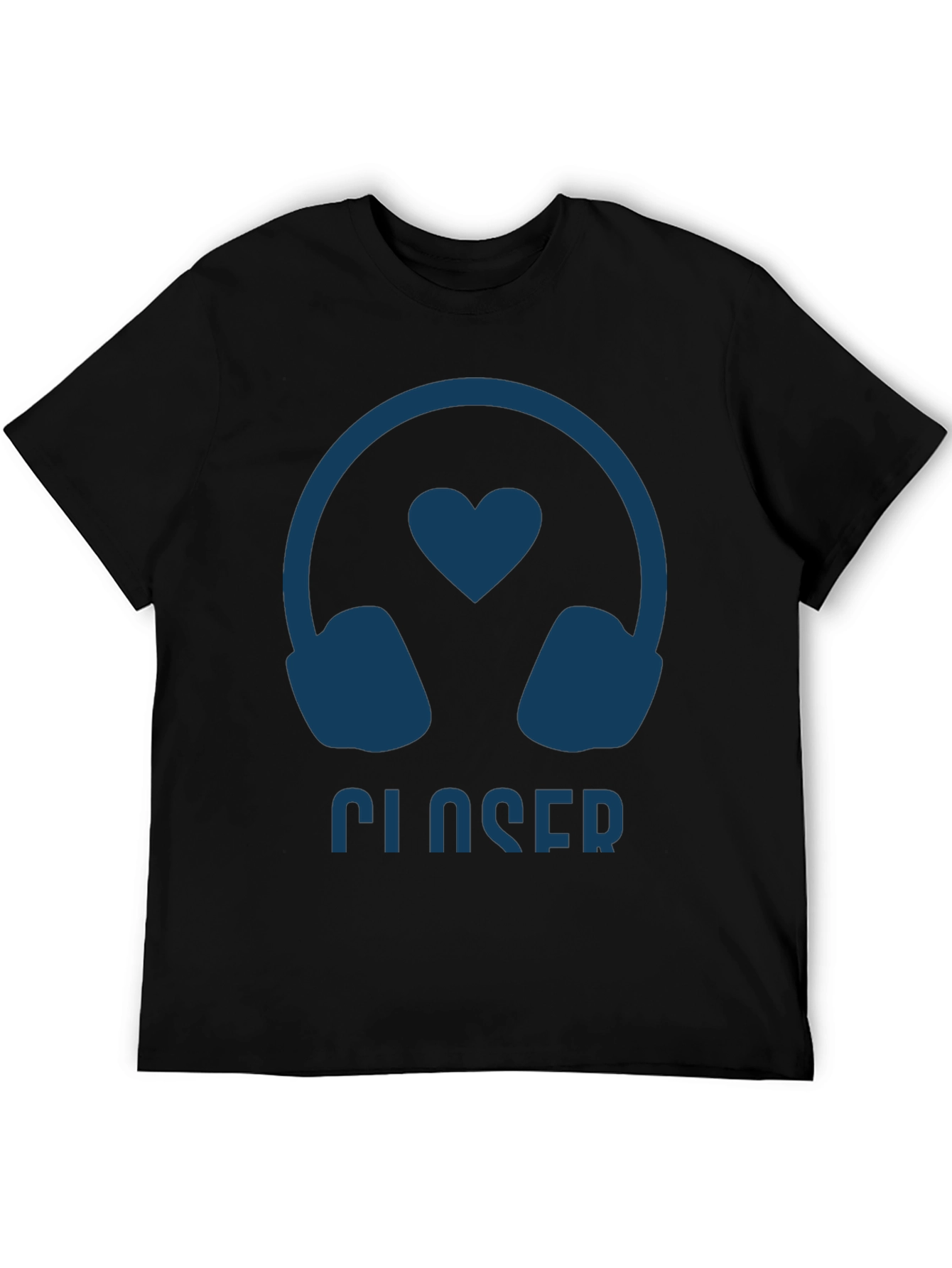 Closer Headphone Heart T-Shirt - Cool Music Lover Tee