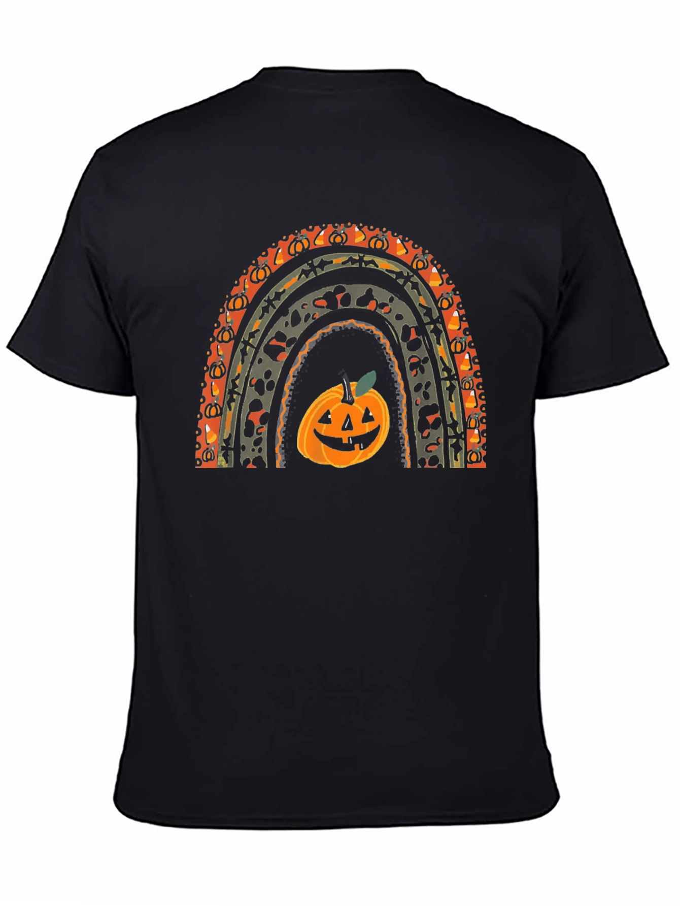 Halloween Rainbow Pumpkin T-Shirt