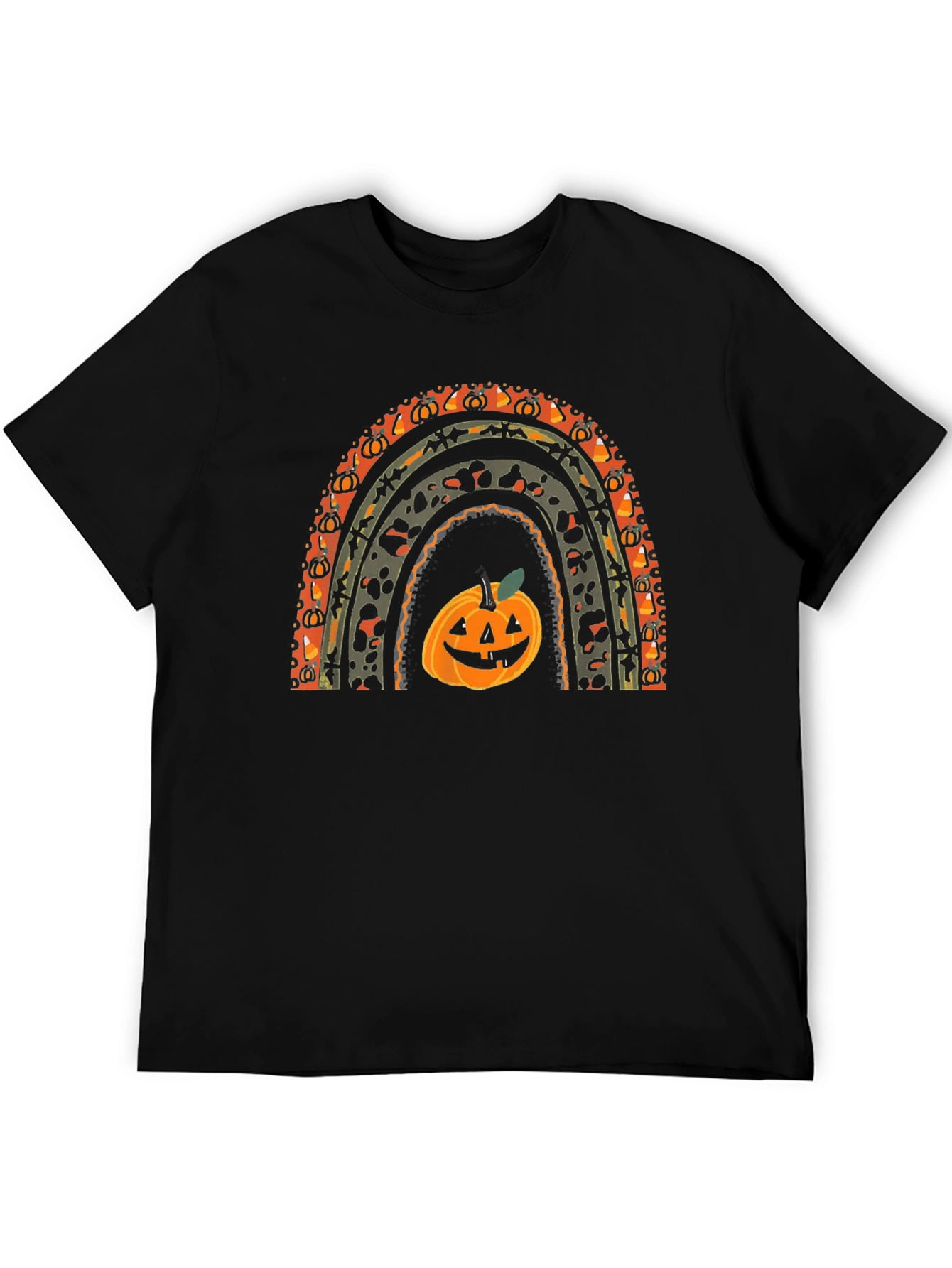 Halloween Rainbow Pumpkin T-Shirt