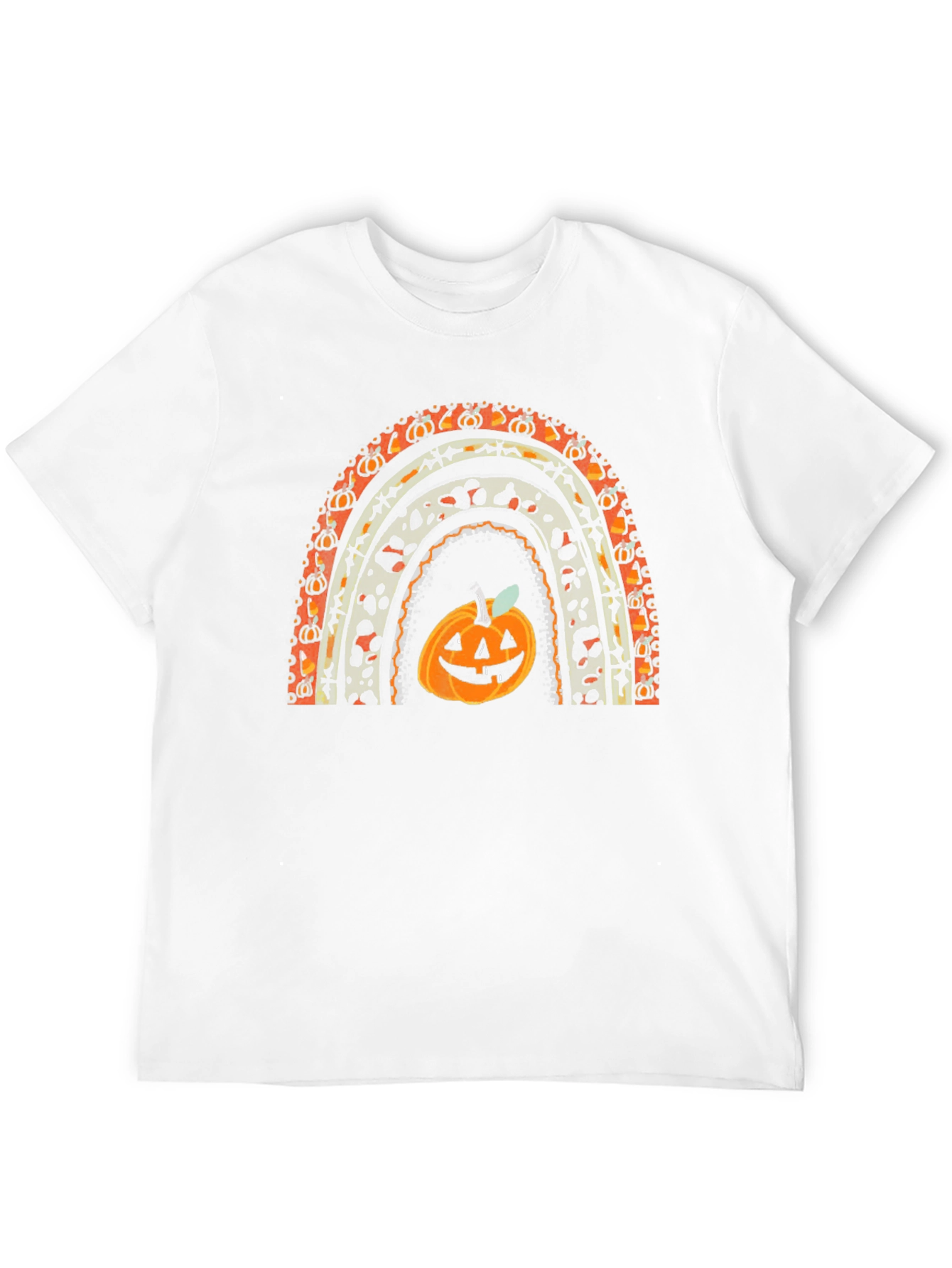 Halloween Rainbow Pumpkin T-Shirt