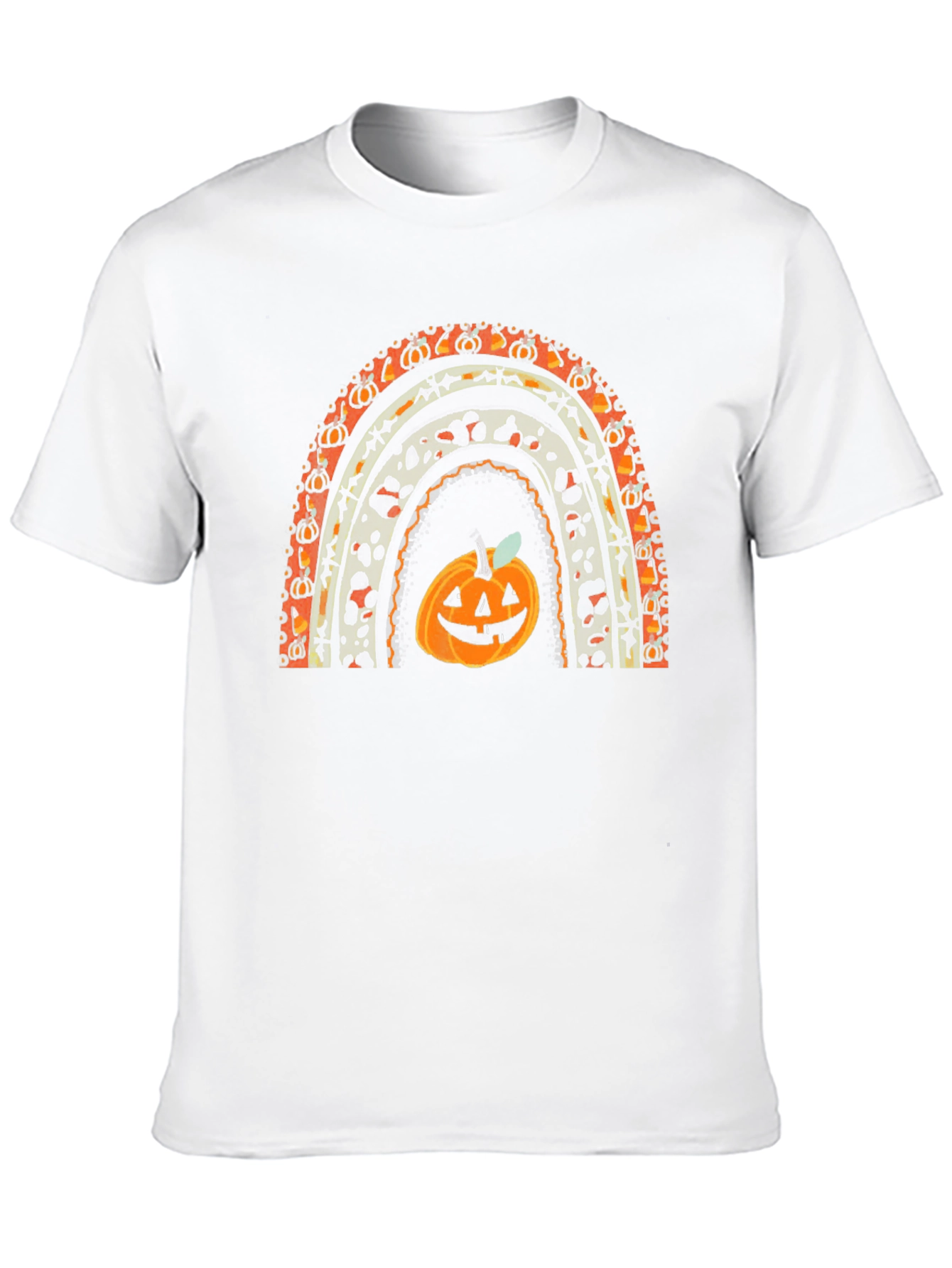 Halloween Rainbow Pumpkin T-Shirt