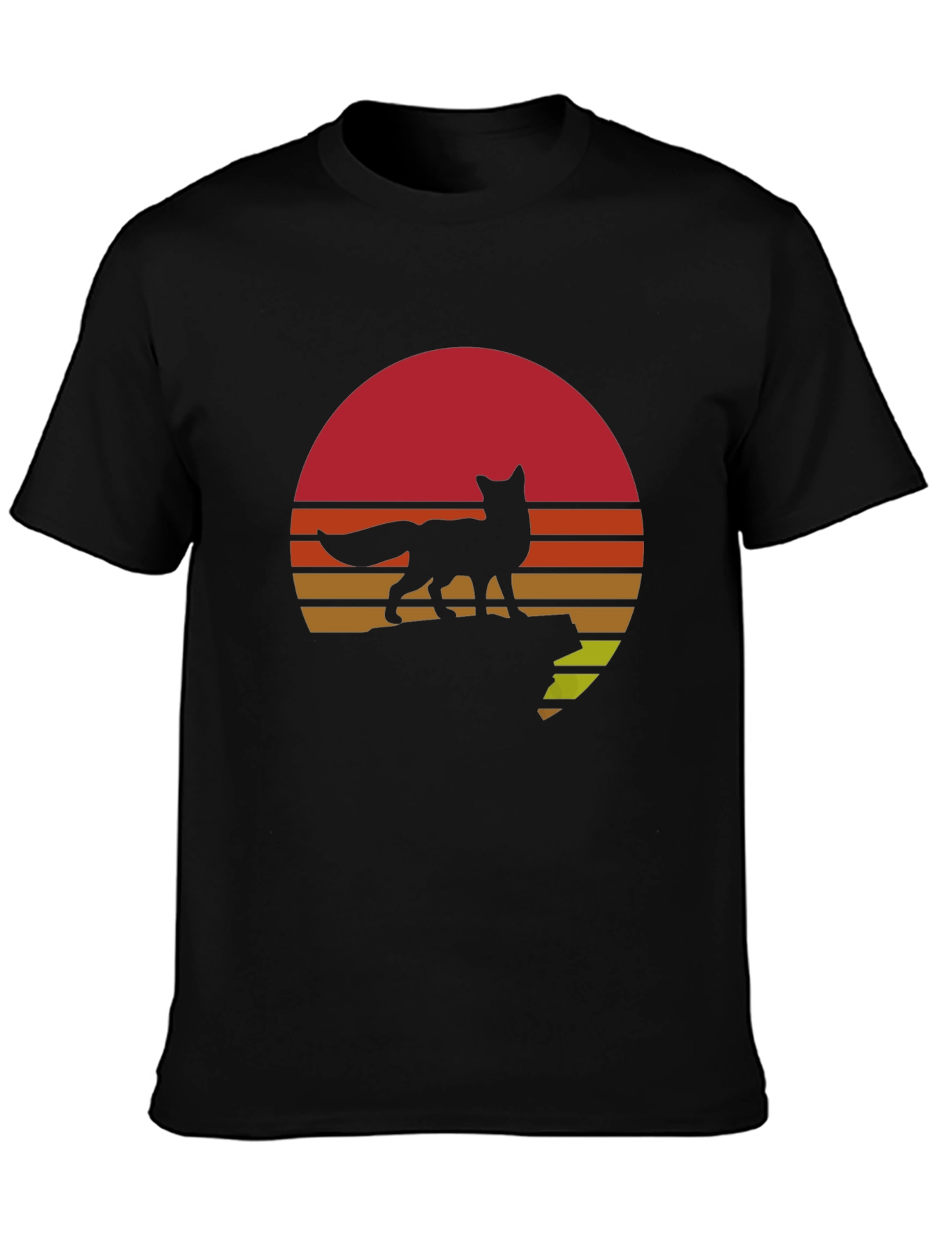 Fox Sunset Graphic Tee - Black T-Shirt