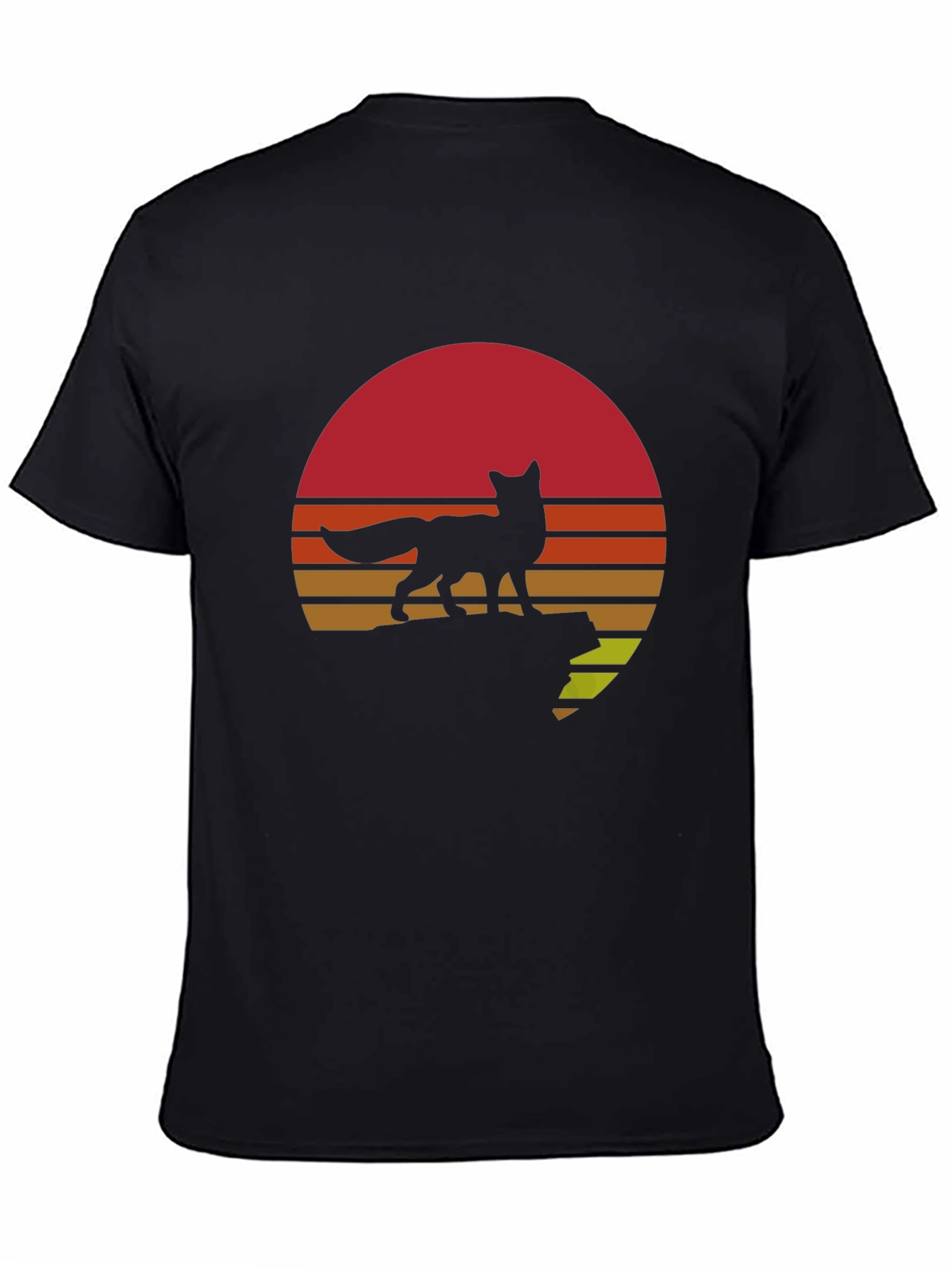 Fox Sunset Graphic Tee - Black T-Shirt