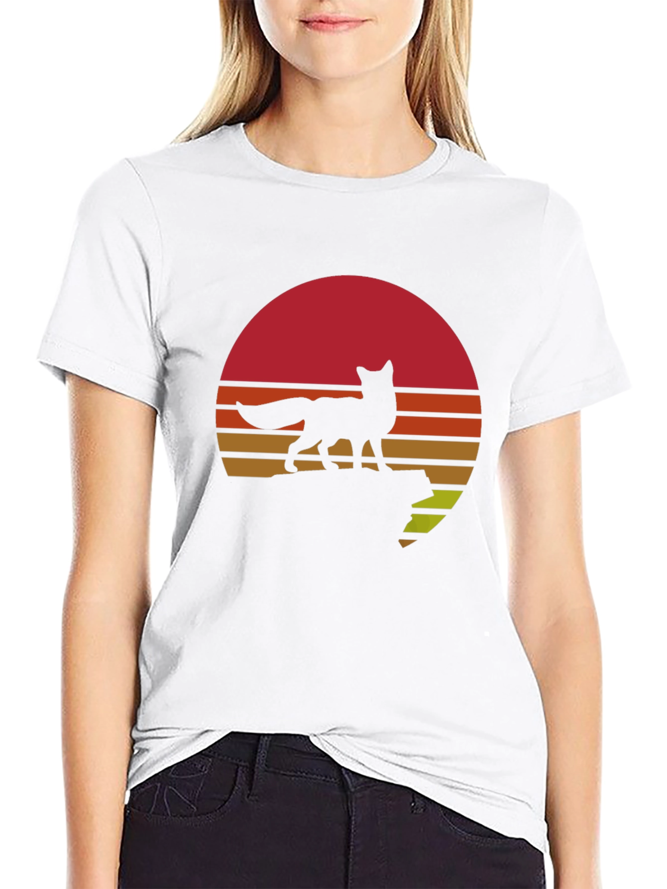 Fox Sunset Graphic Tee - Black T-Shirt