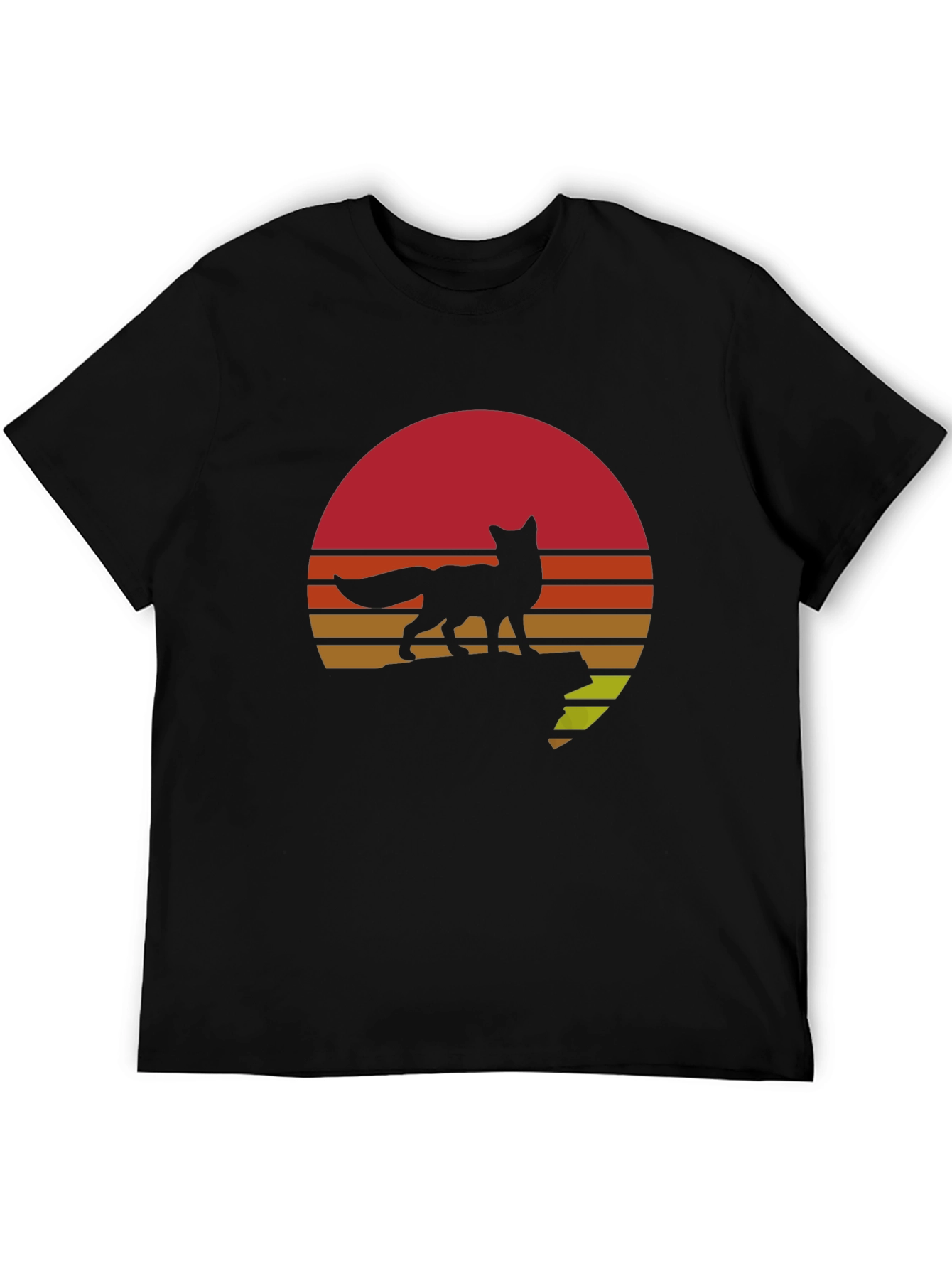 Fox Sunset Graphic Tee - Black T-Shirt