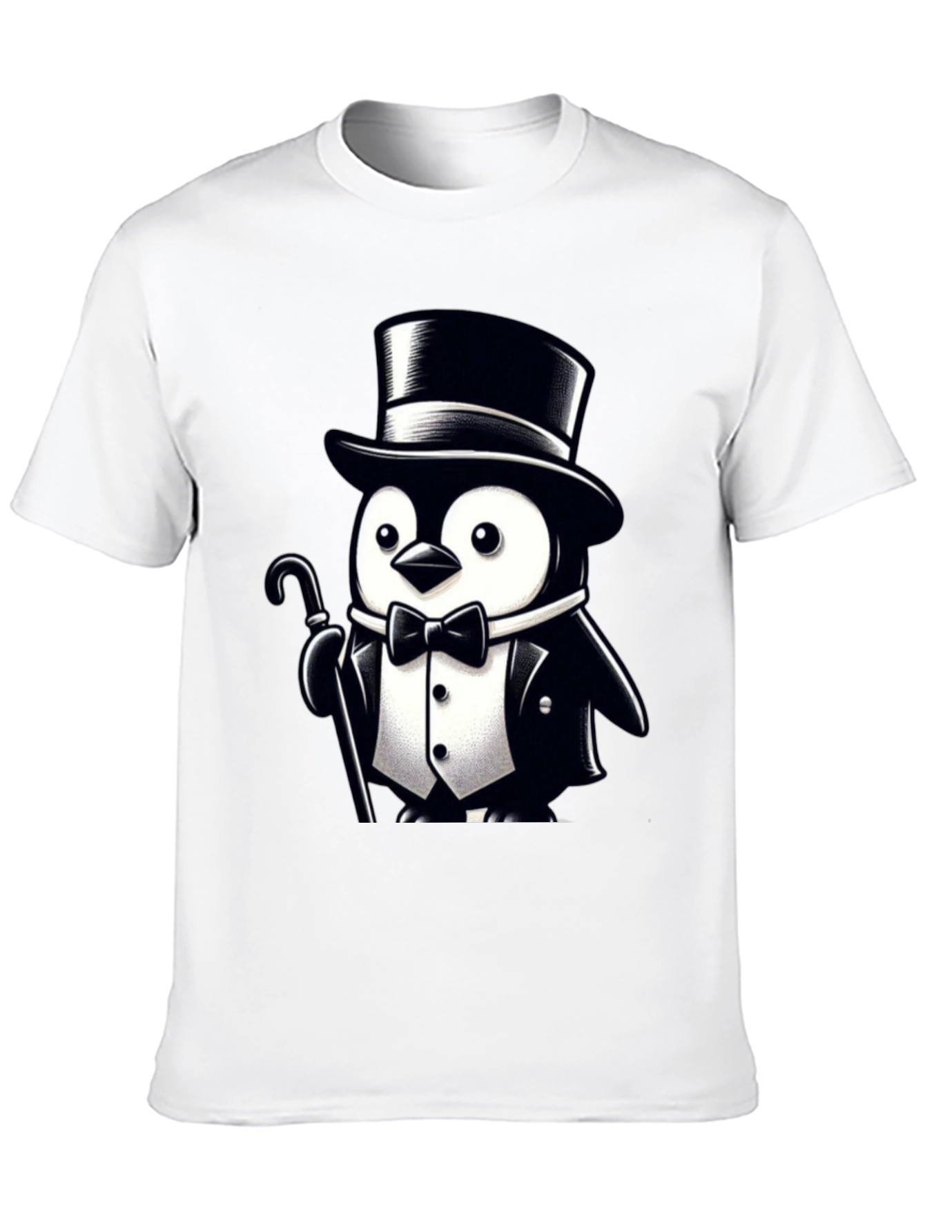 Penguin Tuxedo Graphic Tee - Classy Cool