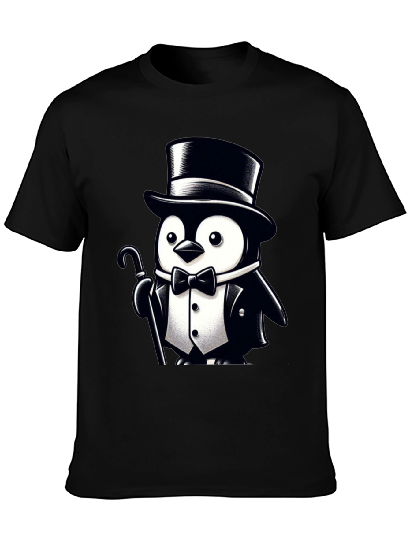 Penguin Tuxedo Graphic Tee - Classy Cool