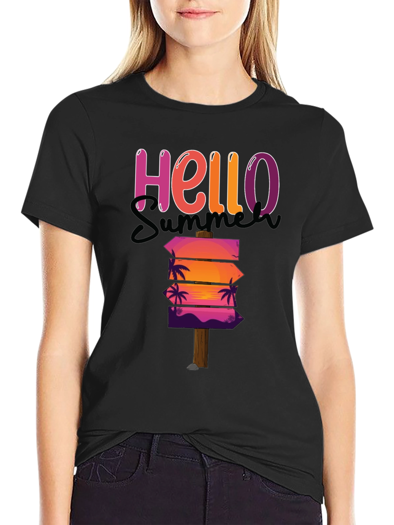 Hello Summer T-Shirt - Beach Vacation Ready