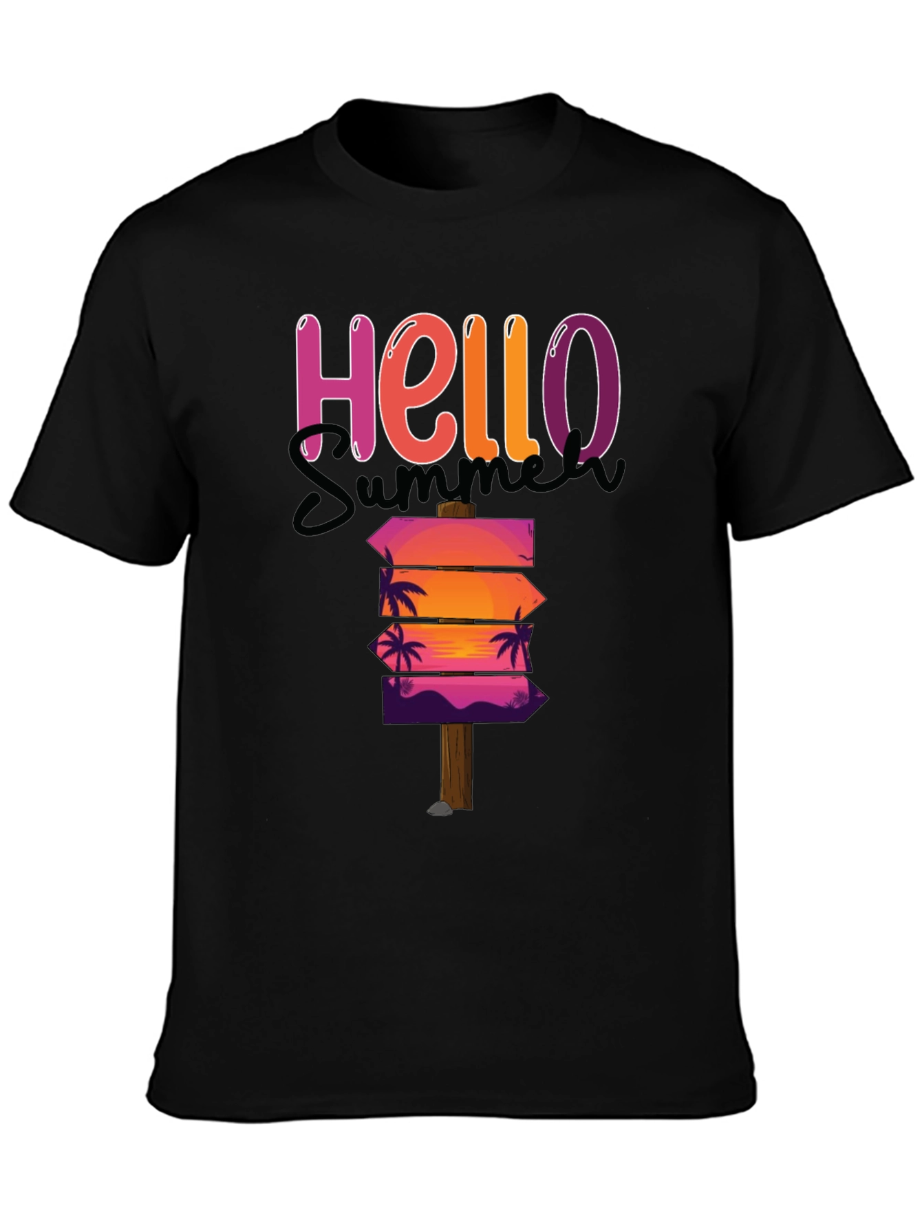Hello Summer T-Shirt - Beach Vacation Ready