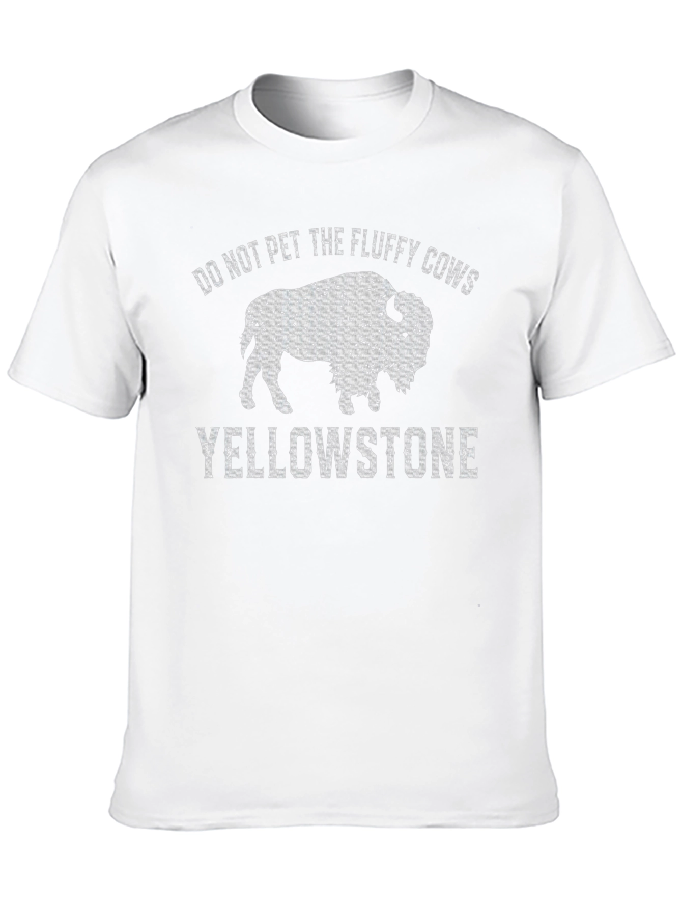 Yellowstone Fluffy Cows Bison Graphic Tee