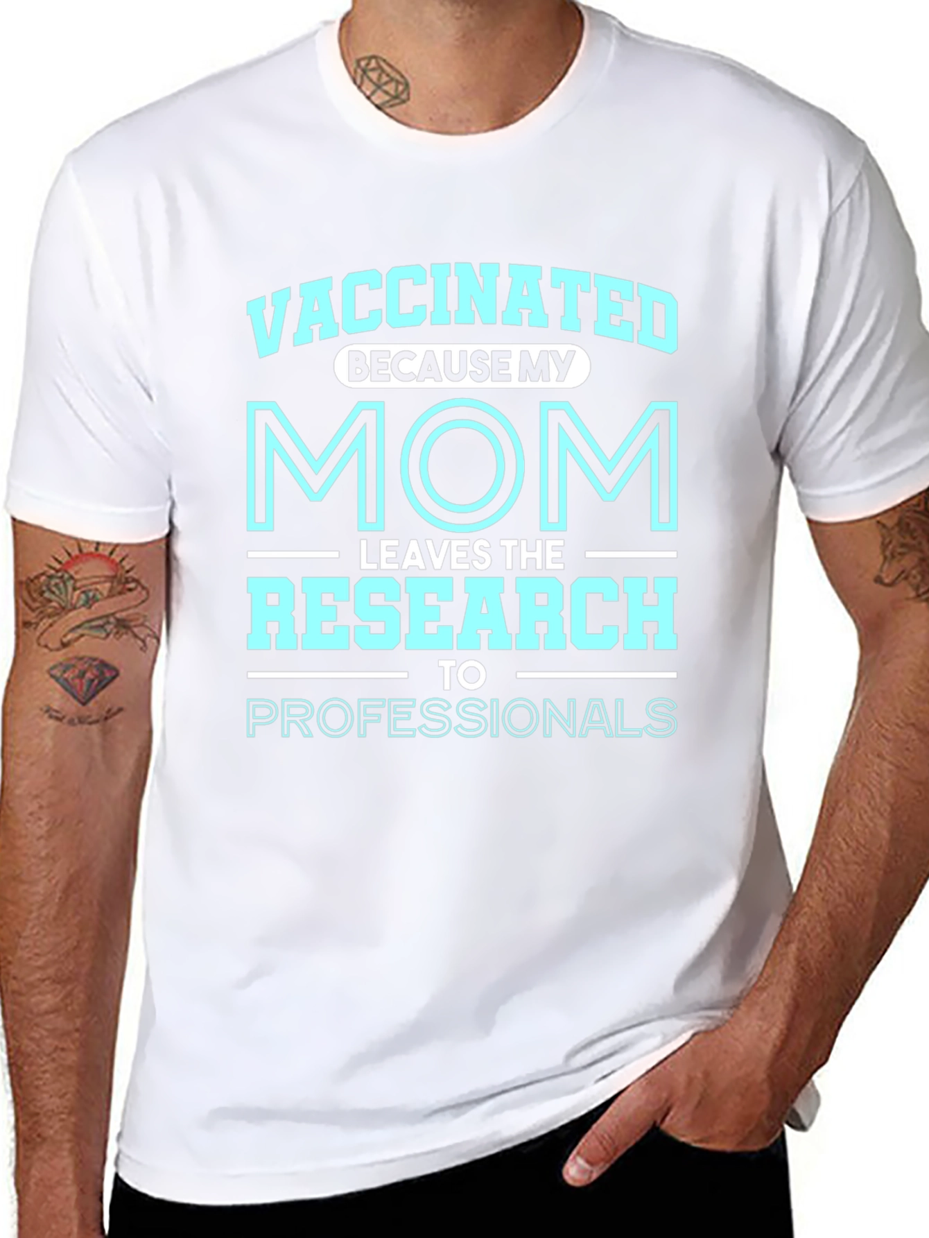Vaccinated Mom Research Graphic Tee