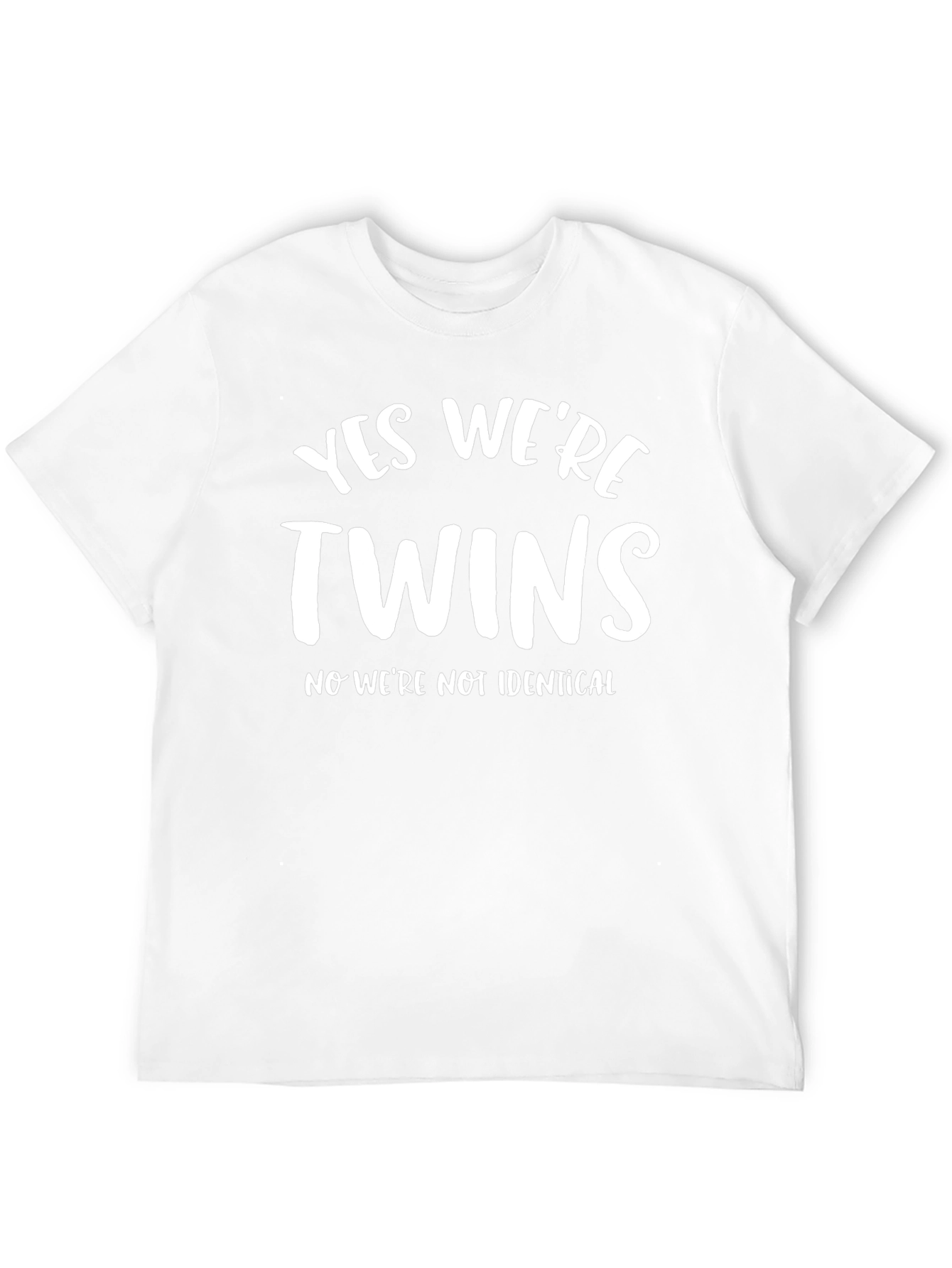 Yes Were Twins T-Shirt Funny Twin Tee