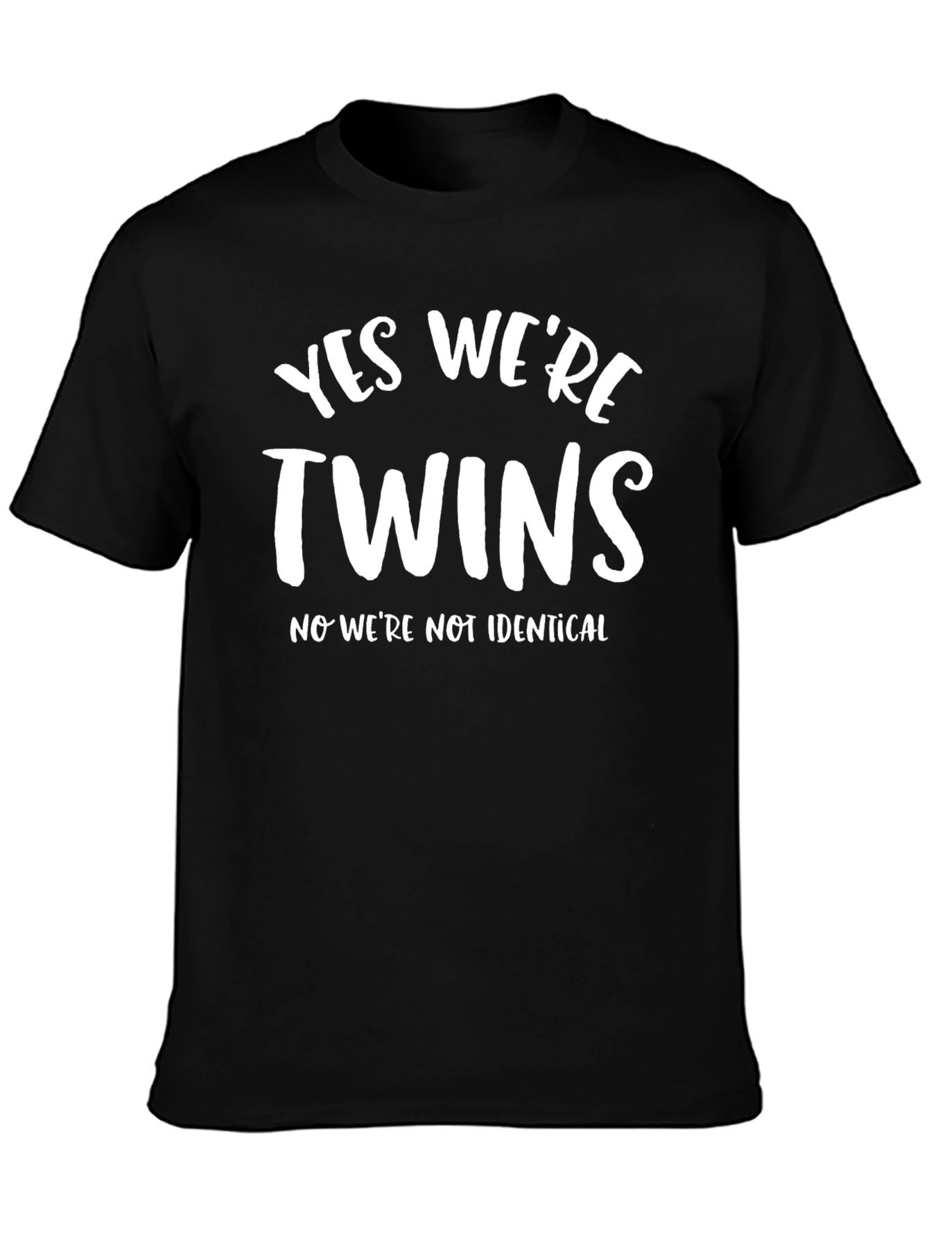 Yes Were Twins T-Shirt Funny Twin Tee
