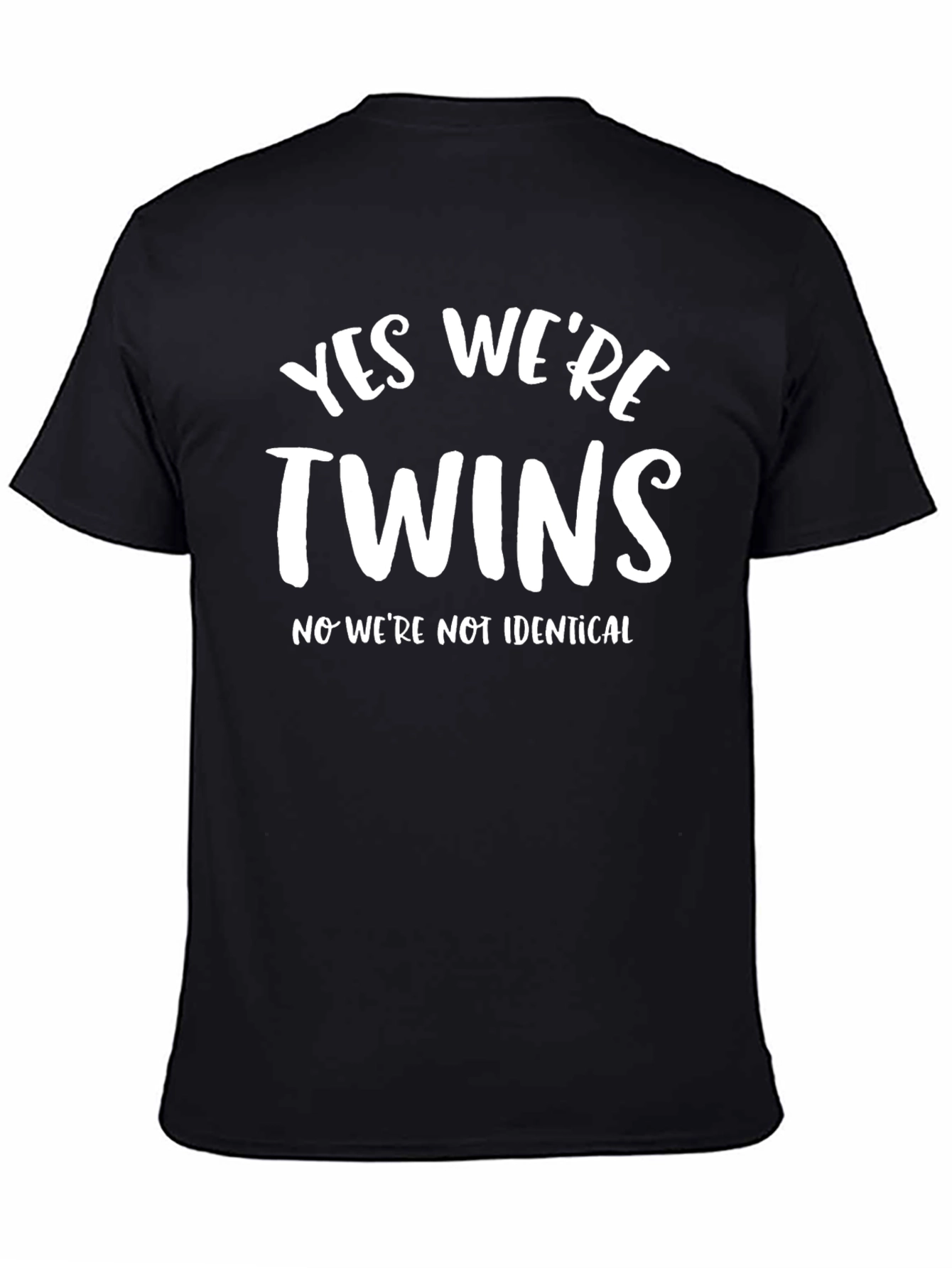 Yes Were Twins T-Shirt Funny Twin Tee
