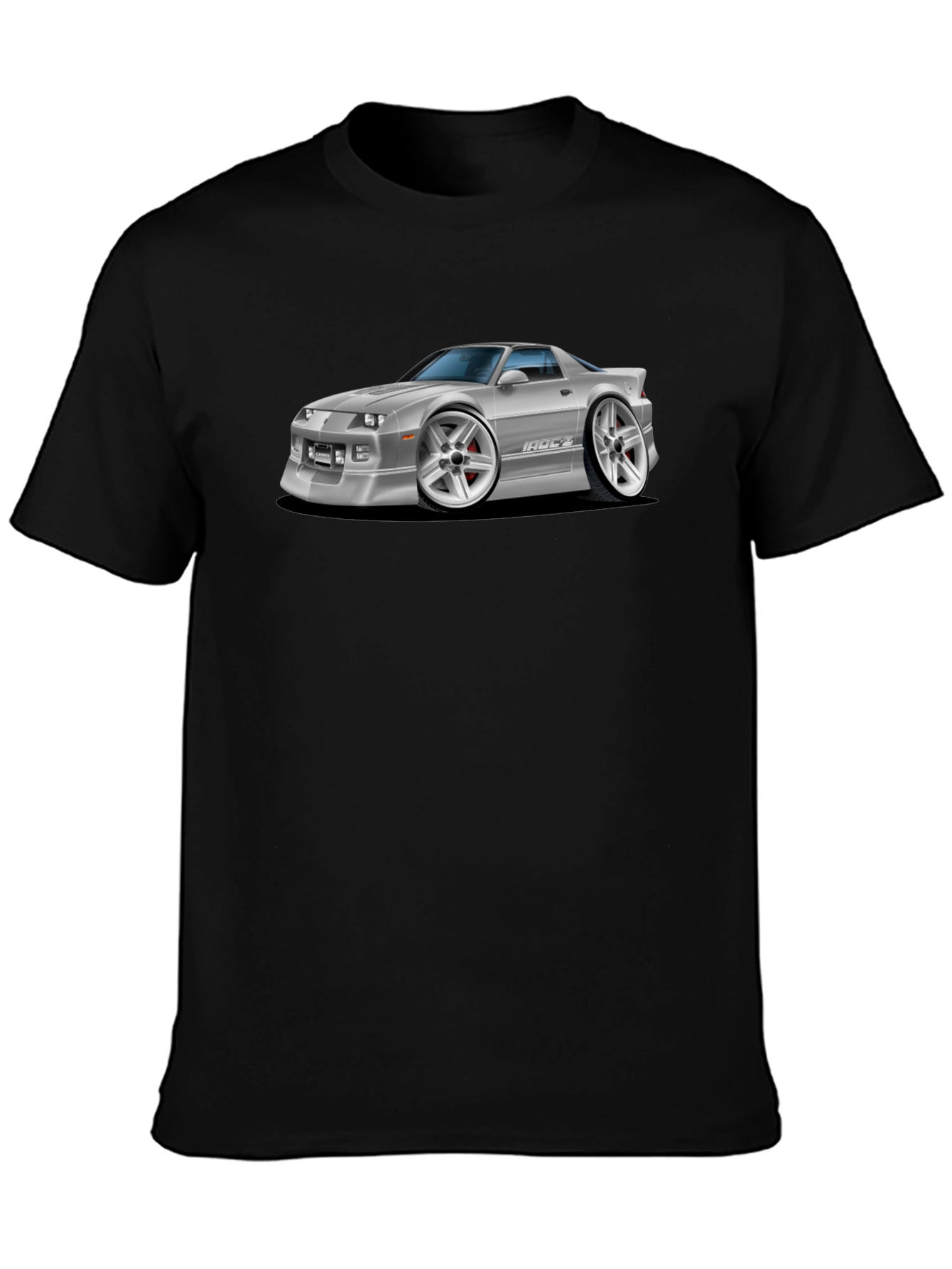 IROC-Z Car Graphic Tee - Black Cotton Blend T-Shirt