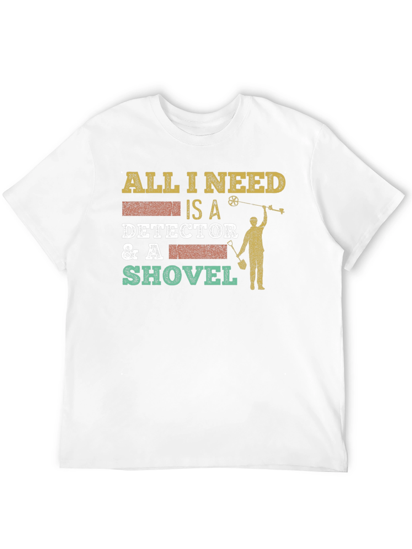 Detector & Shovel T-Shirt: Metal Detecting Apparel