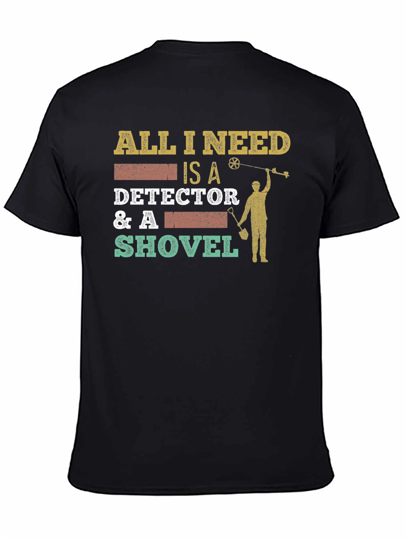 Detector & Shovel T-Shirt: Metal Detecting Apparel