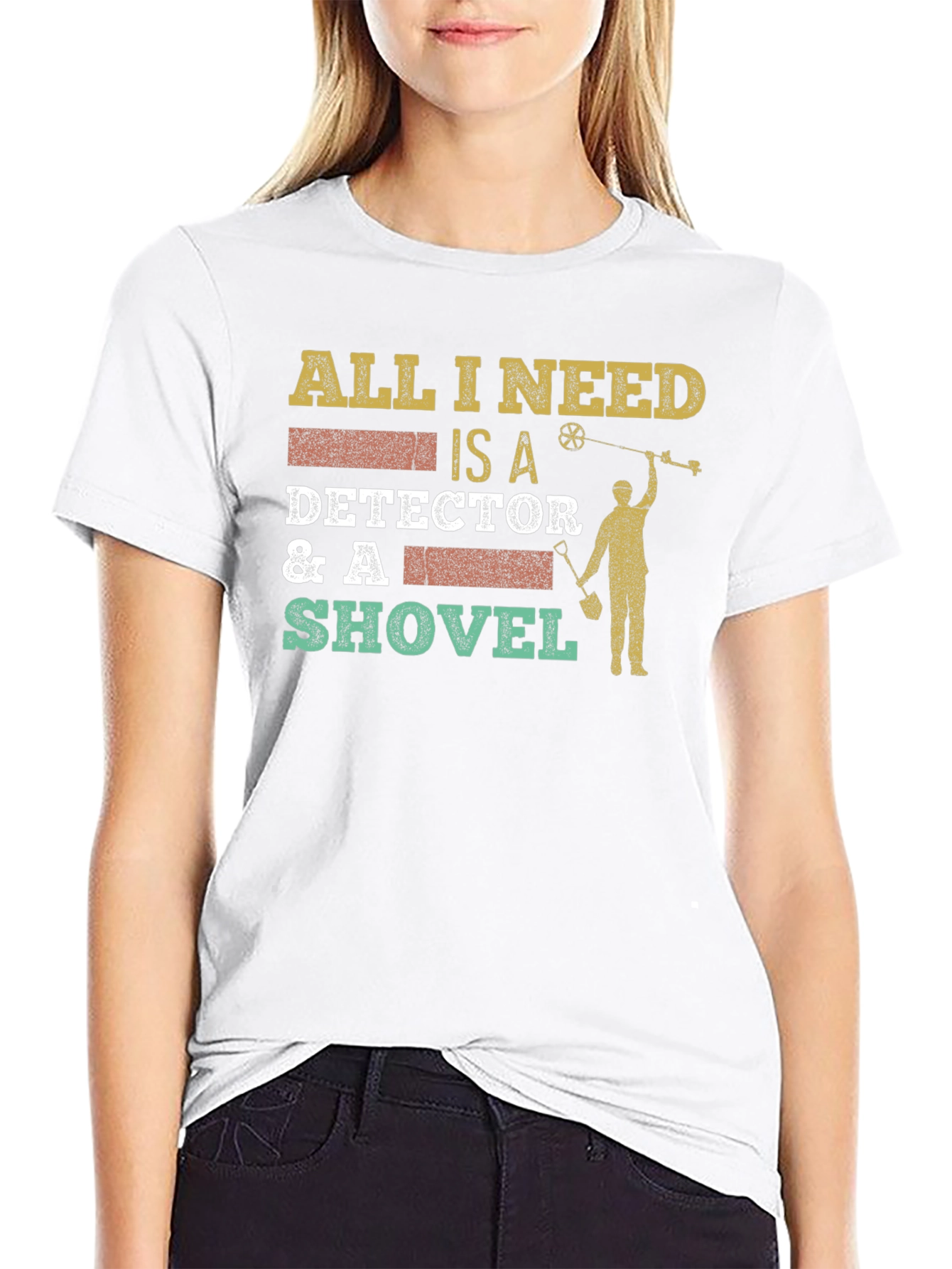 Detector & Shovel T-Shirt: Metal Detecting Apparel
