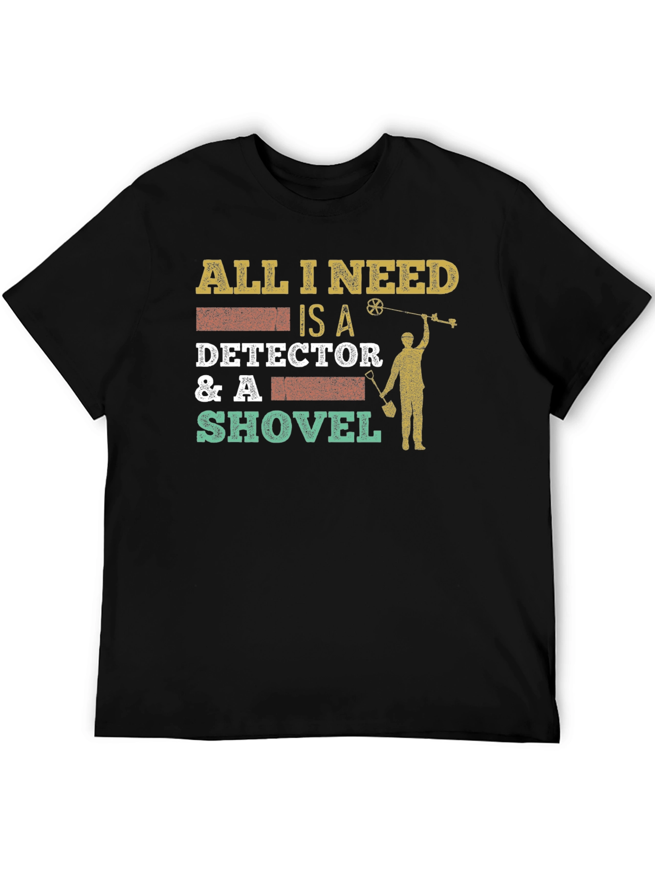 Detector & Shovel T-Shirt: Metal Detecting Apparel