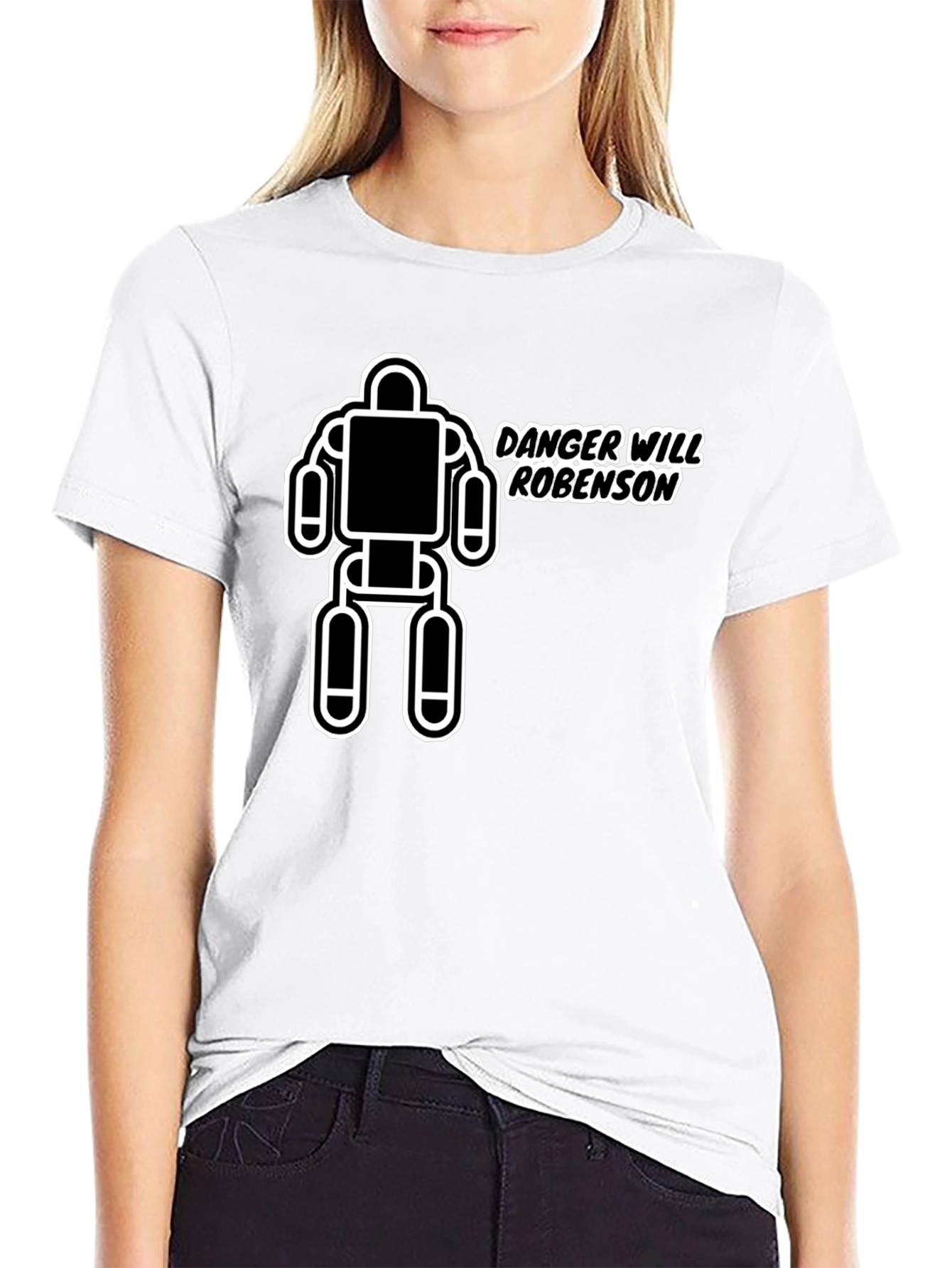 Danger Will Robinson T-Shirt - Sci-Fi Robot Tee