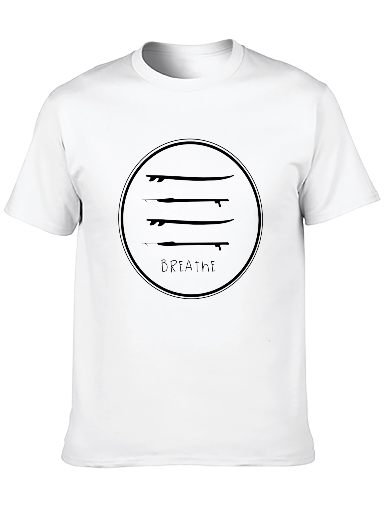 Breathe Surfboard Graphic T-Shirt