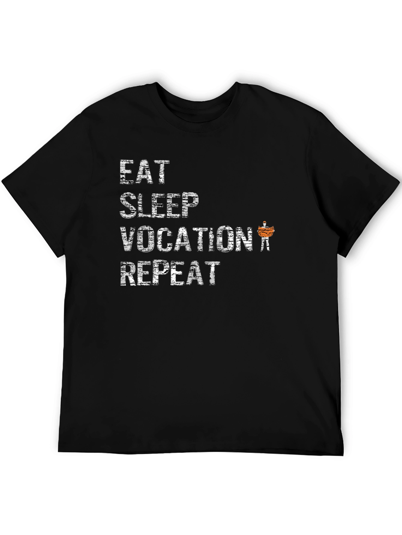 Eat Sleep Vacation Repeat Graphic T-Shirt